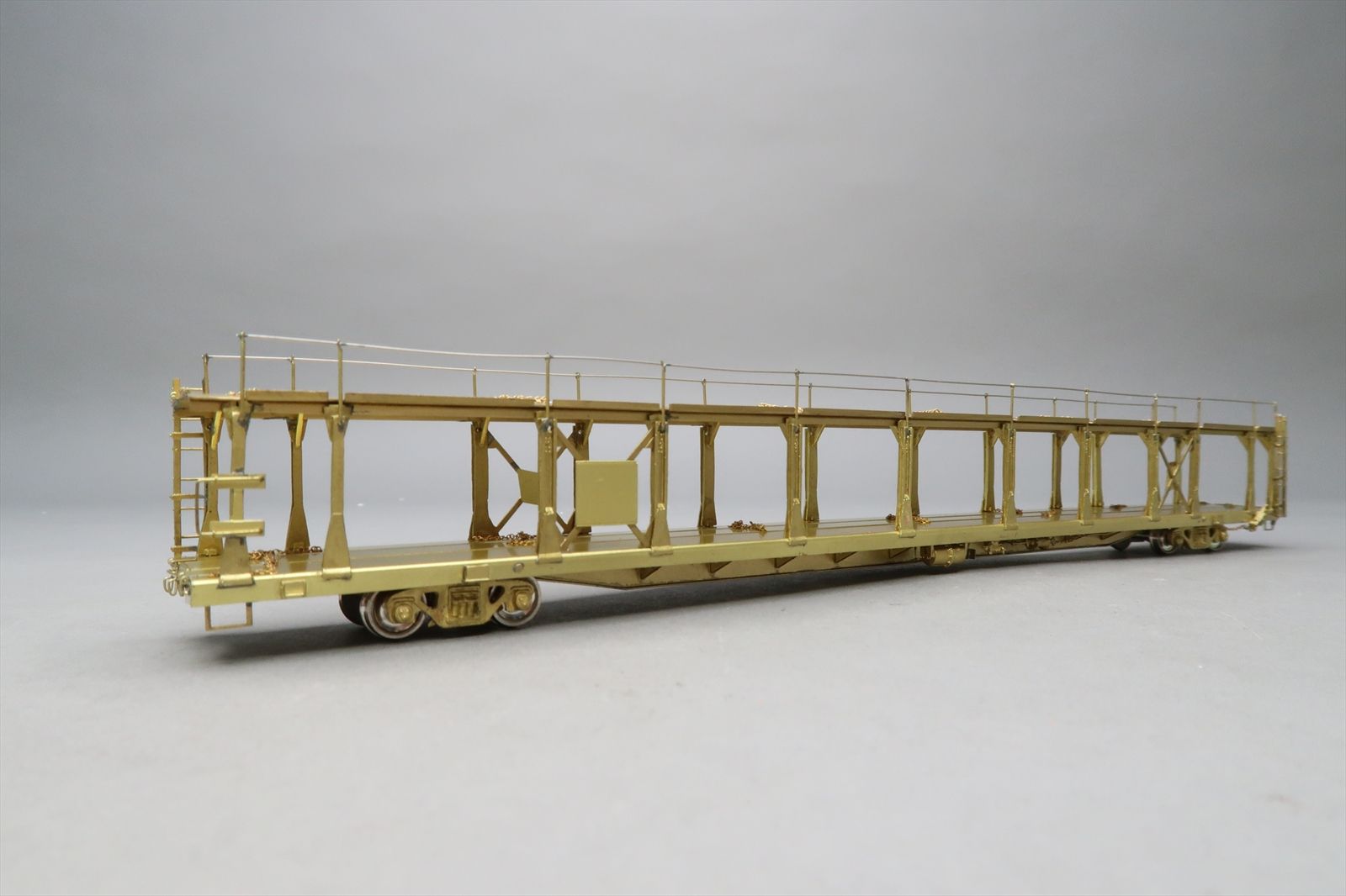 HO Brass Model - OMI 1354 Bi-Level Auto Rack Open Type - Unpainted ...