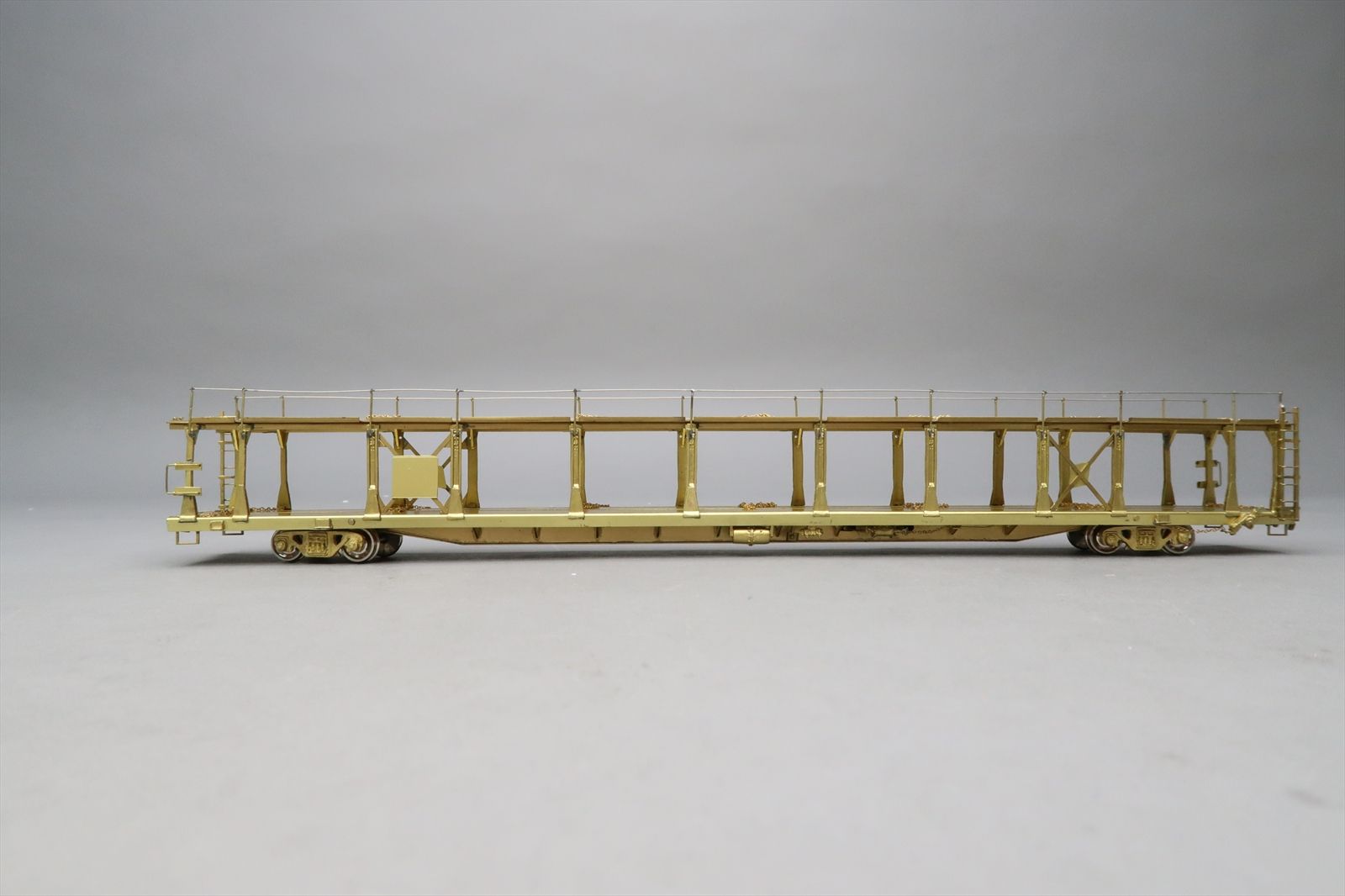 HO Brass Model - OMI 1354 Bi-Level Auto Rack Open Type - Unpainted ...