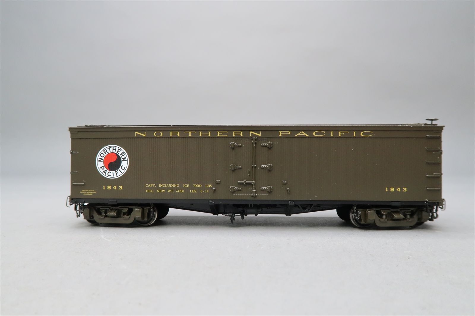 HO Brass Model - W&R Version 3 NP Northern Pacific Express Reefer Large ...