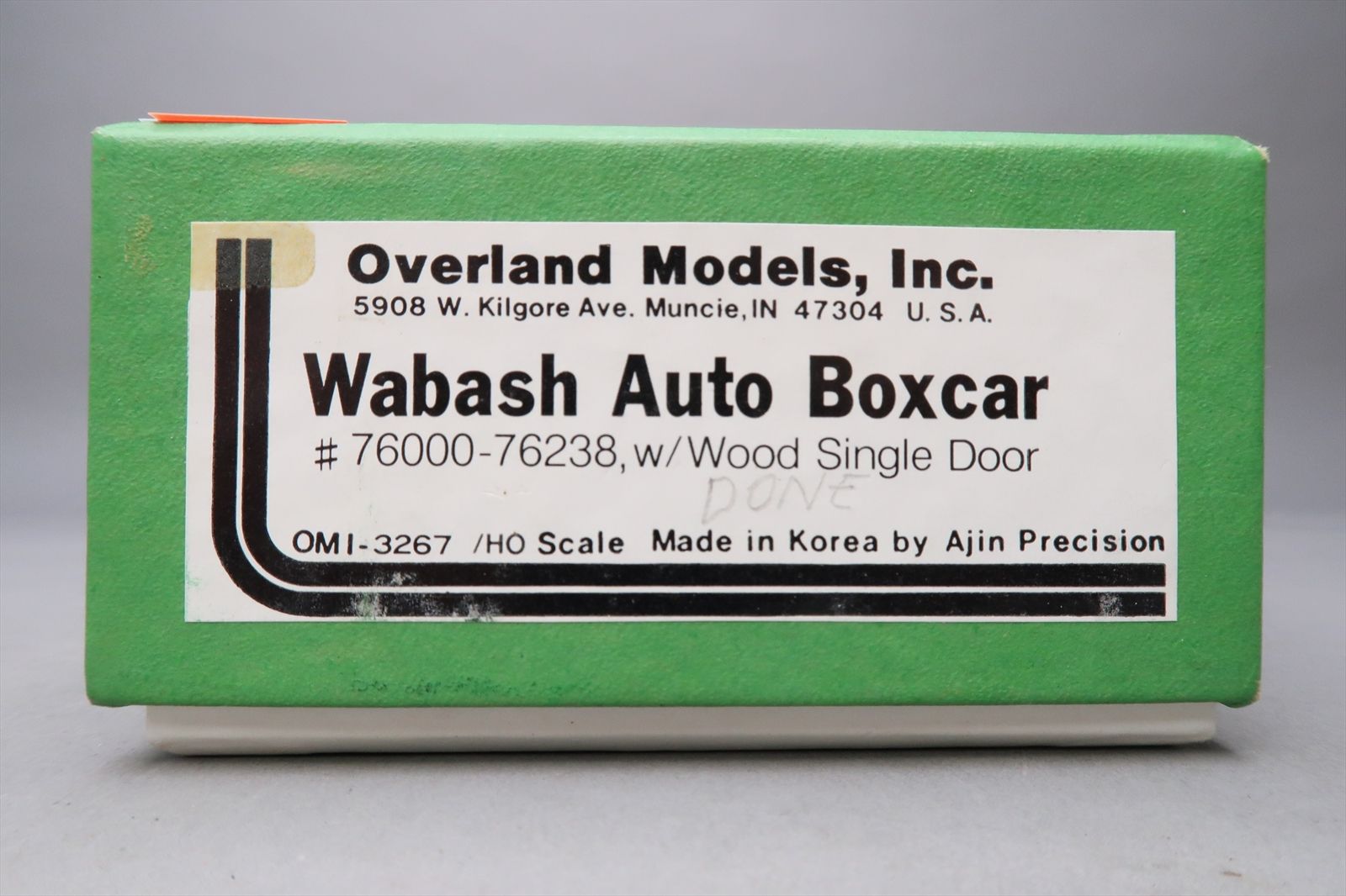 HO Brass Model - OMI 3267 WAB Wabash Auto Boxcar #76060 - Custom - 1992 ...