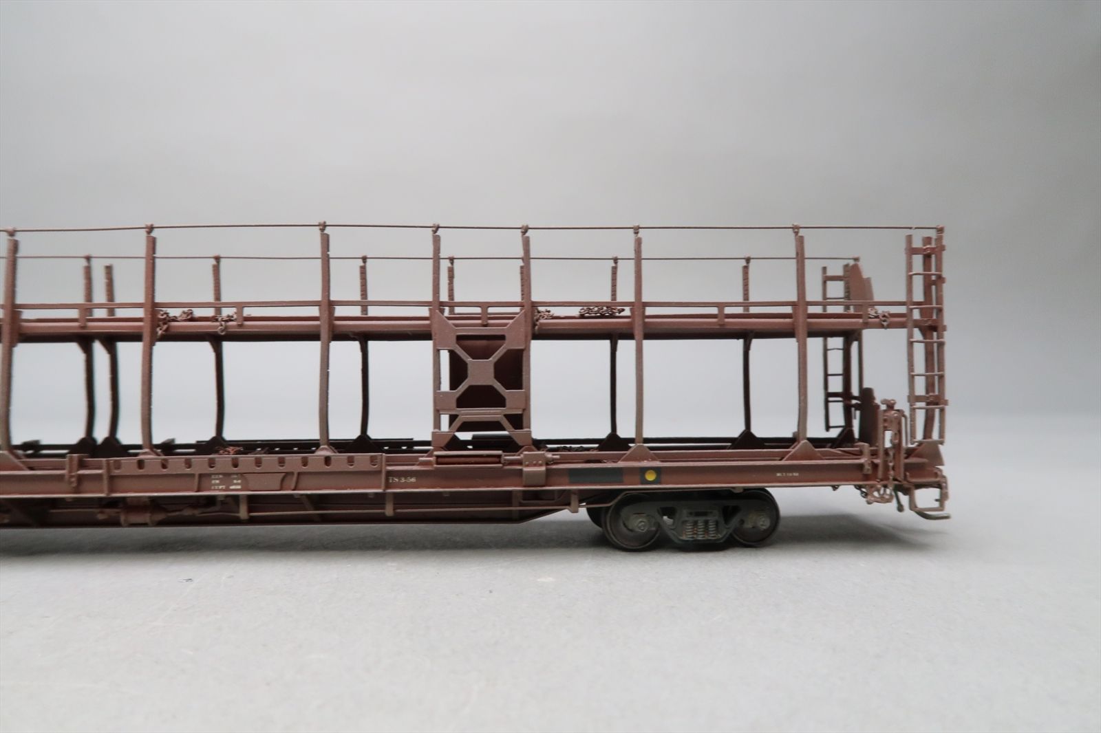 HO Brass Model - OMI 3125 AT&SF Santa Fe Bi-Level Open Auto Rack ...