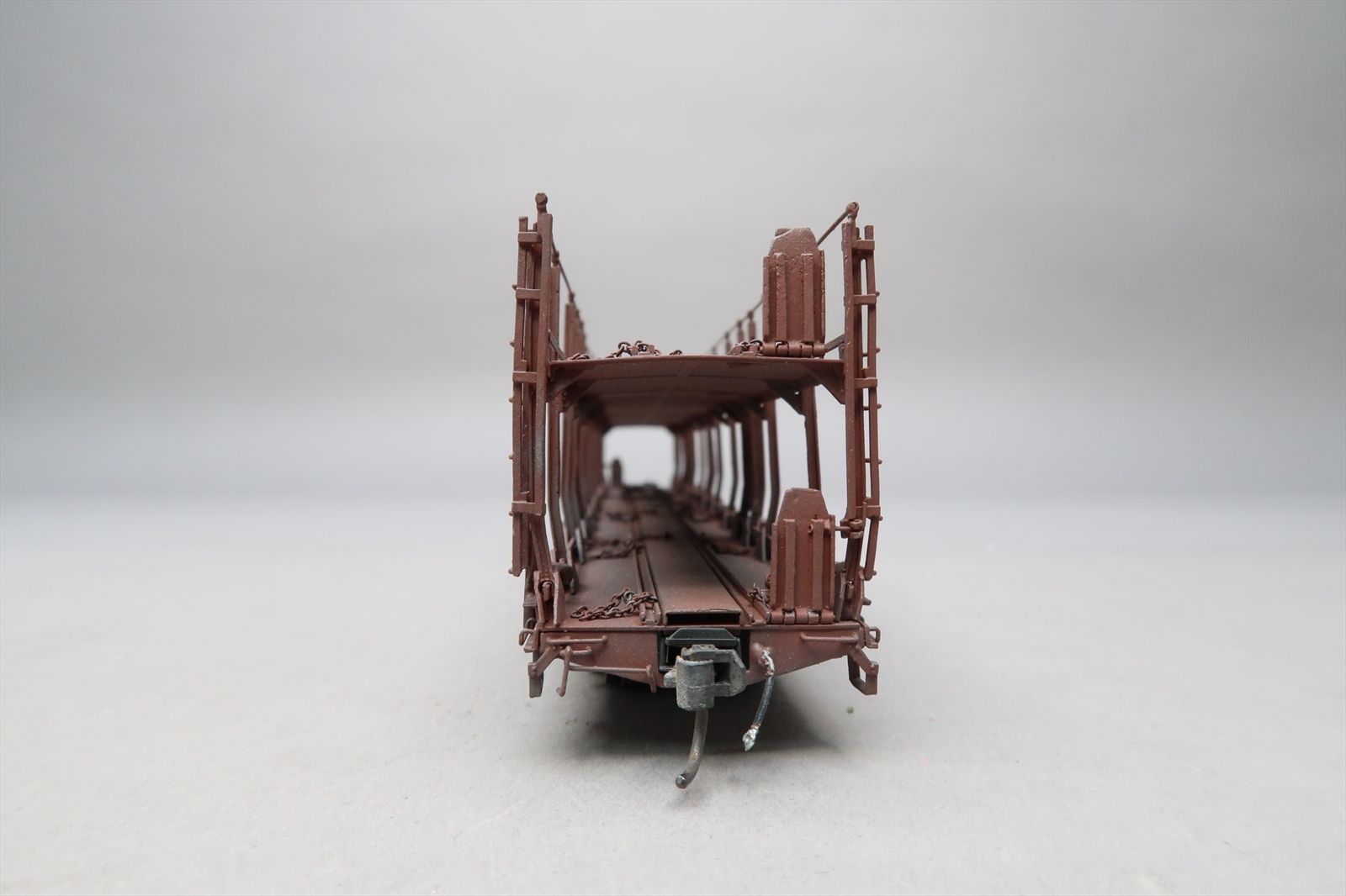 HO Brass Model - OMI 3125 AT&SF Santa Fe Bi-Level Open Auto Rack ...