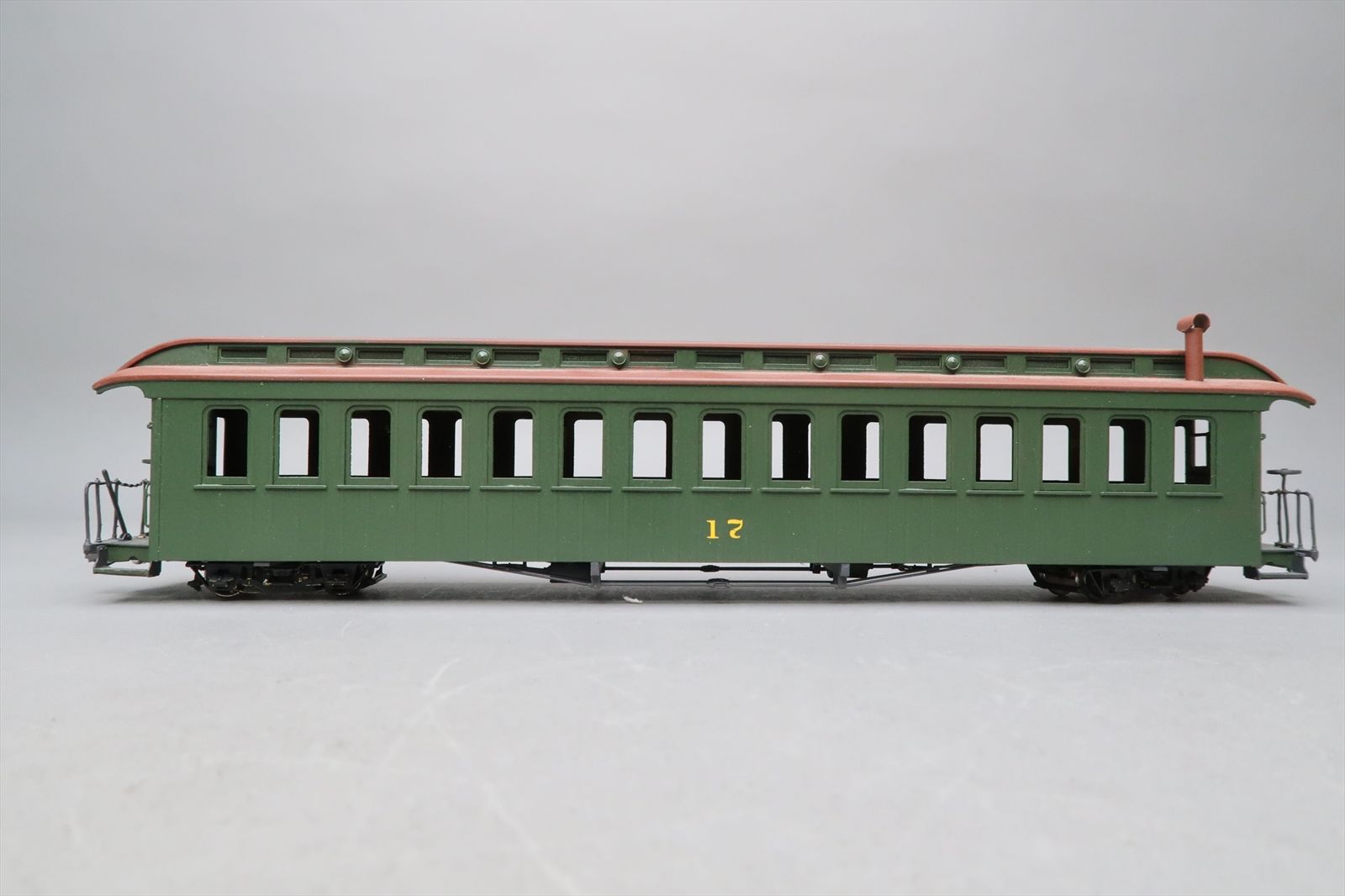 On2 Brass Model - The Car Works SR&RL Passenger Coach #17 - Custom ...