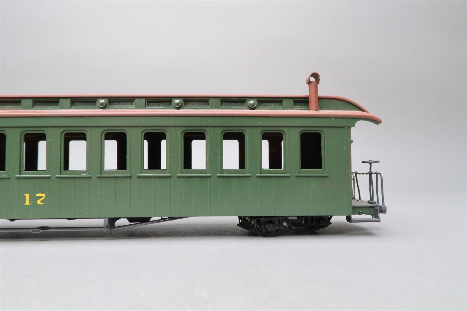 On2 Brass Model - The Car Works SR&RL Passenger Coach #17 - Custom ...