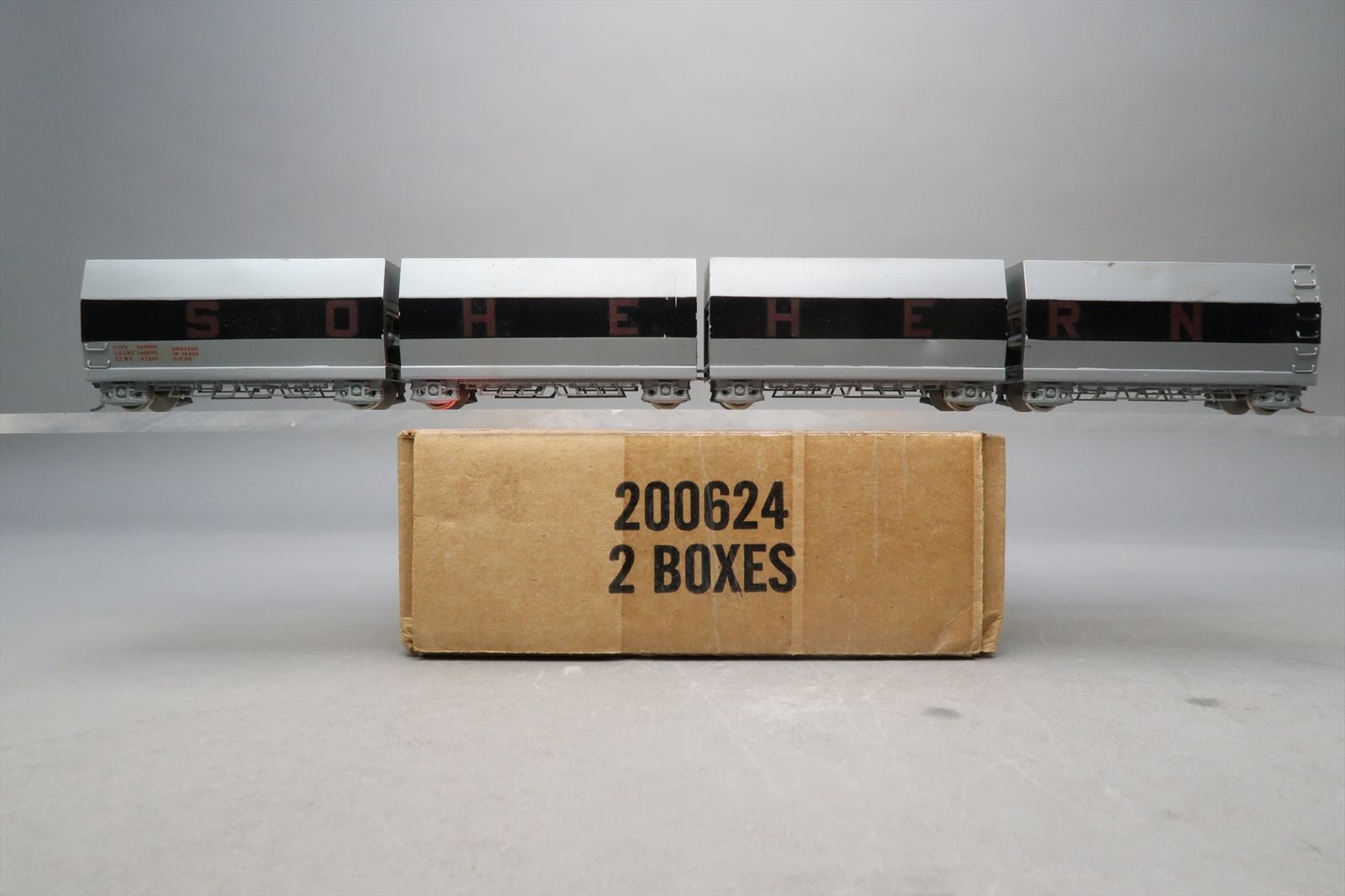 HO Brass Model - NWSL SOU Southern 4 Unit Articulated Hopper Car ...