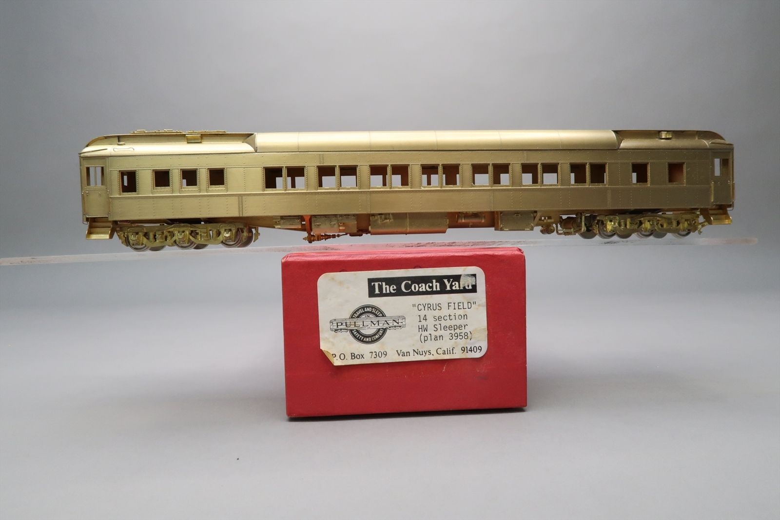 HO Brass Model - TCY AT&SF Santa Fe HW Pullman 14 Section Sleeper Plan ...
