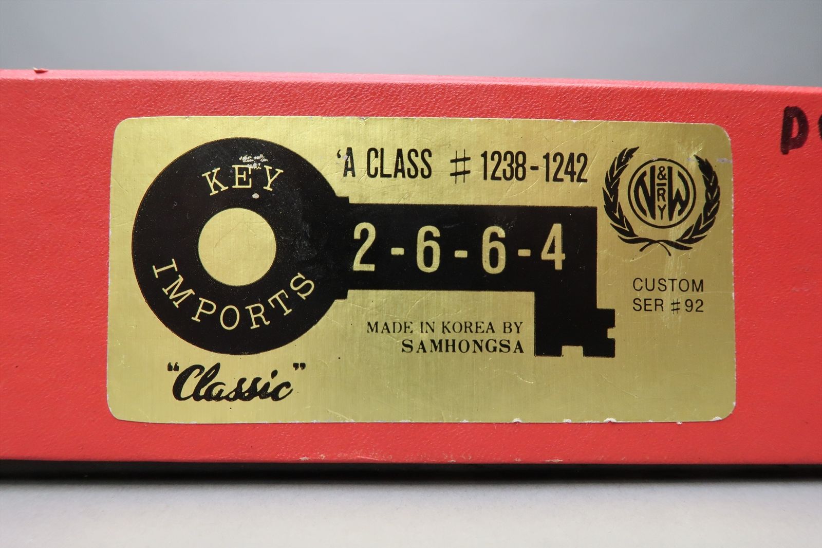 HO Brass Model - Key CS#92 N&W Norfolk & Western A 2-6-6-4 #1242 - F/P ...
