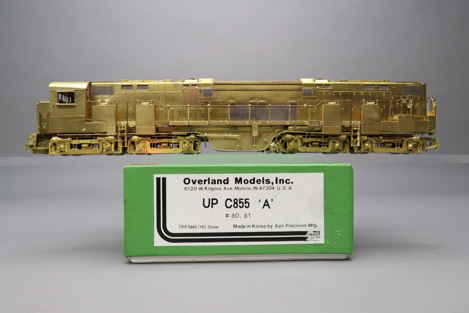 HO Brass Model - OMI 5443 UP Union Pacific C855 C855A #60 - 61 ...