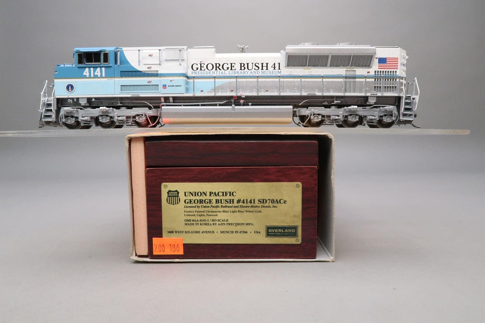 HO Brass Model - OMI AA-4141-1 UP Union Pacific George Bush 41 SD70ACe ...