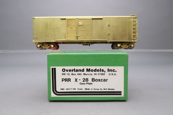HO Brass Model - OMI 3017 PRR Pennsylvania X-28 Boxcar Plain Door