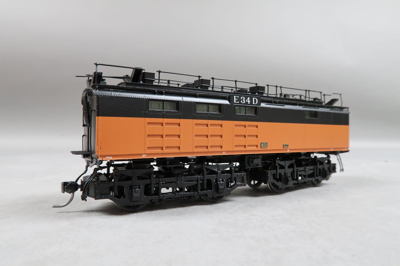 HO Brass Model - PSC 18570.3 Milwaukee Road EF-5 Boxcab Orange / Black ...