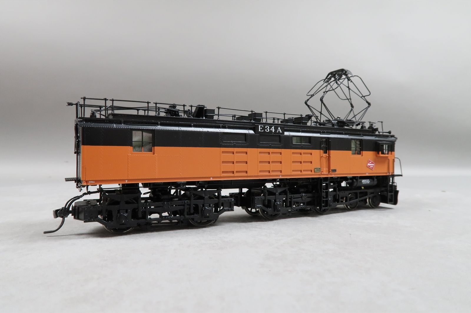 HO Brass Model - PSC 18570.3 Milwaukee Road EF-5 Boxcab Orange / Black ...