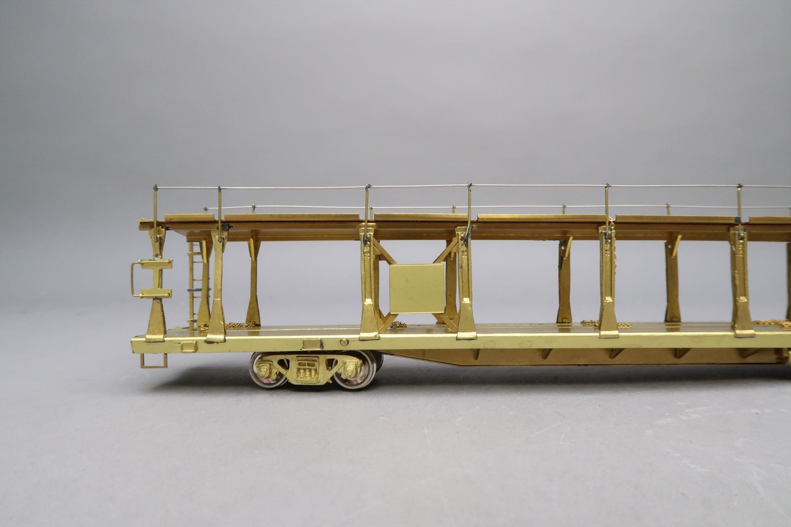 HO Brass Model - OMI 1354 Bi-Level Auto Rack Open Type - Unpainted ...