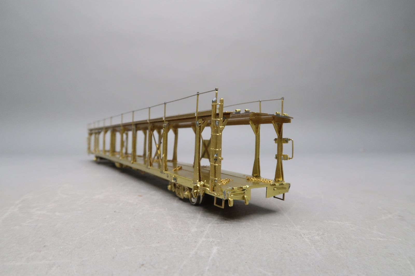HO Brass Model - OMI 1354 Bi-Level Auto Rack Open Type - Unpainted ...