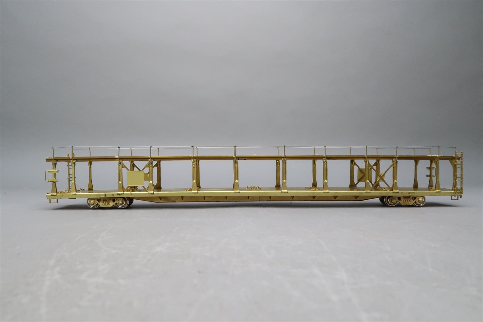 HO Brass Model - OMI 1354 Bi-Level Auto Rack Open Type - Unpainted ...