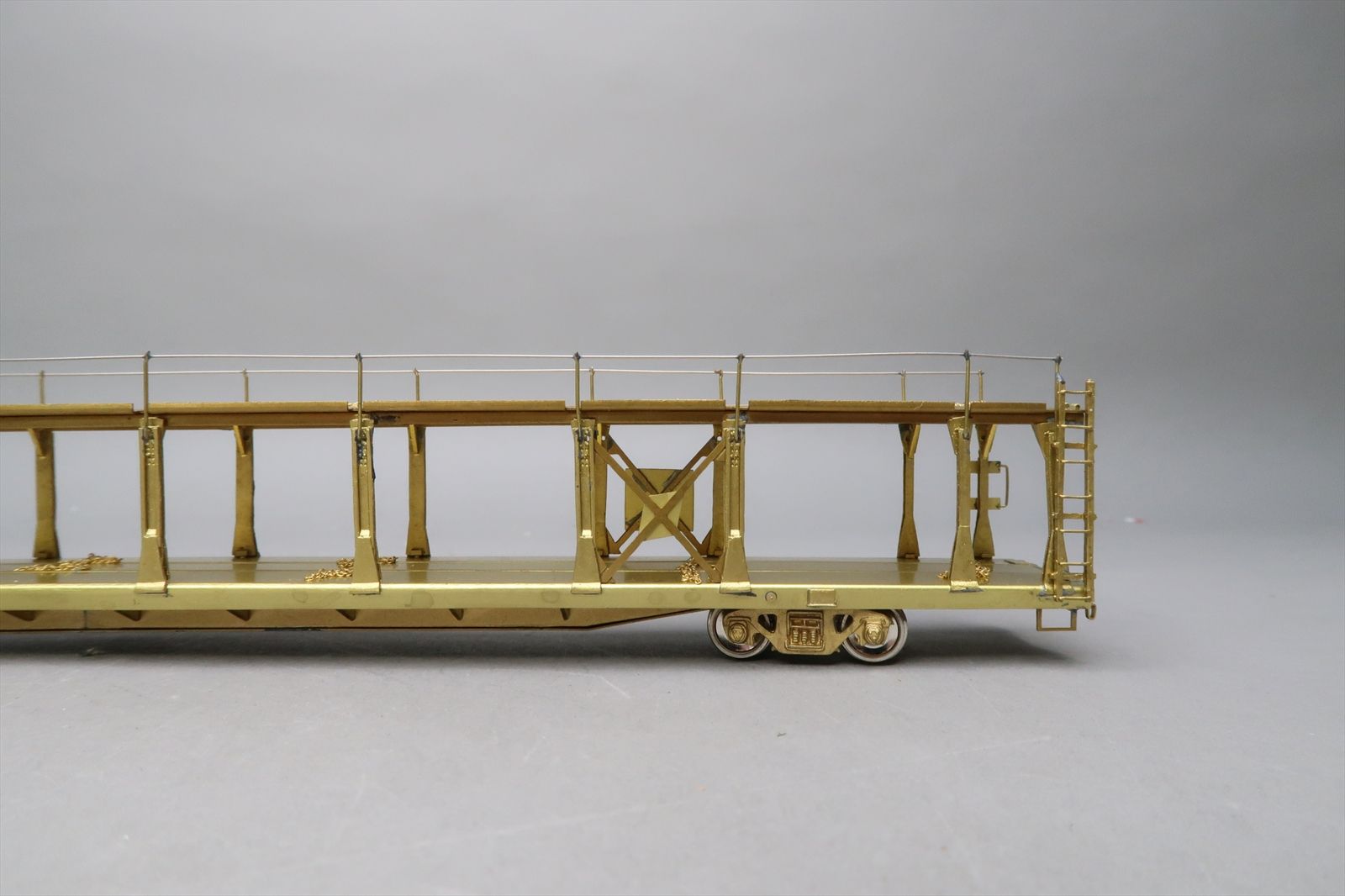 HO Brass Model - OMI 1354 Bi-Level Auto Rack Open Type - Unpainted ...