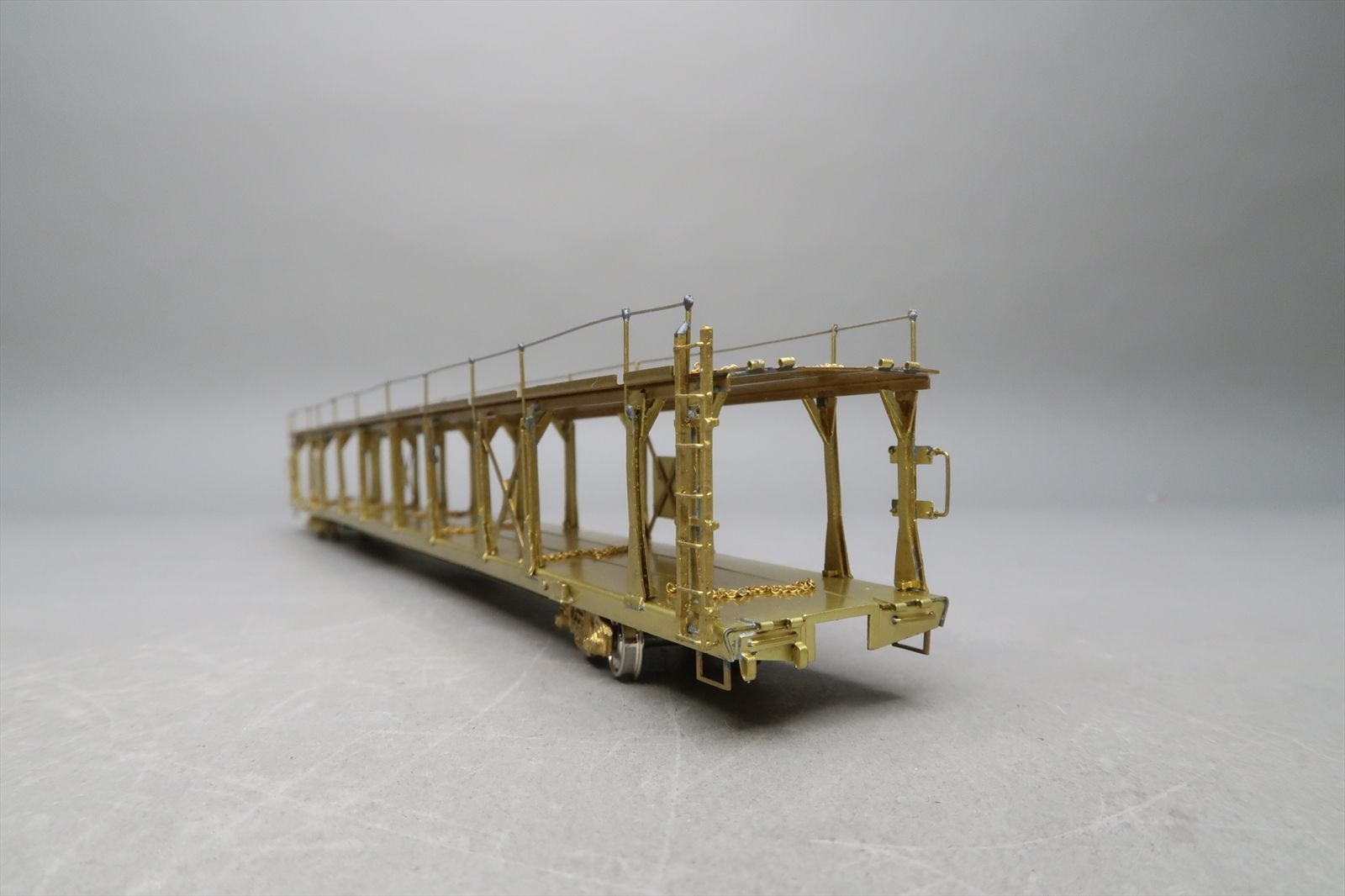 HO Brass Model - OMI 1354 Bi-Level Auto Rack Open Type - Unpainted ...