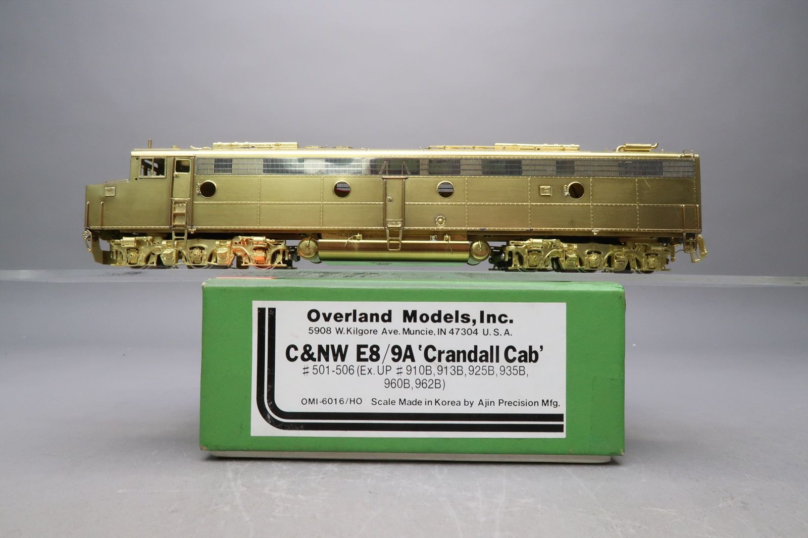 HO Brass Model - OMI 6016 C&NW Chicago & Northwestern E8 E8A / E9 E9A ...