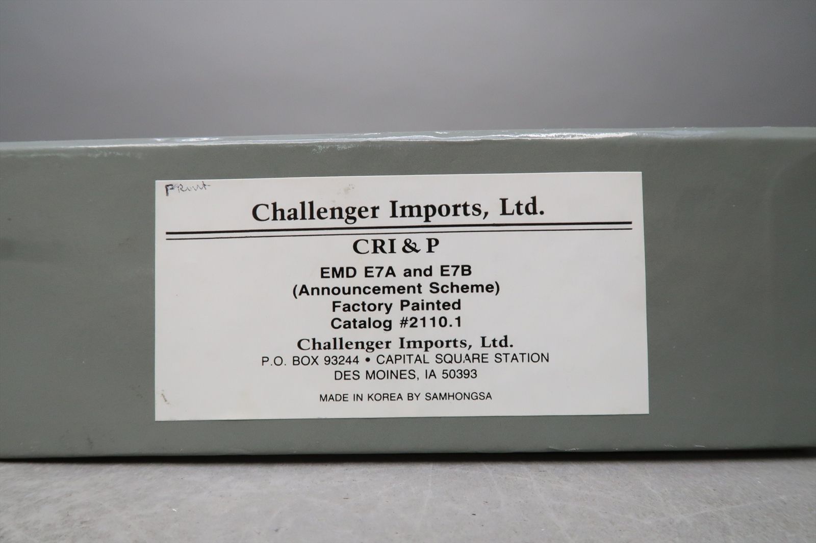 HO Brass Model - CIL 2110.1 CRI&P RI Rock Island E7 E7A E7B A-B Set ...