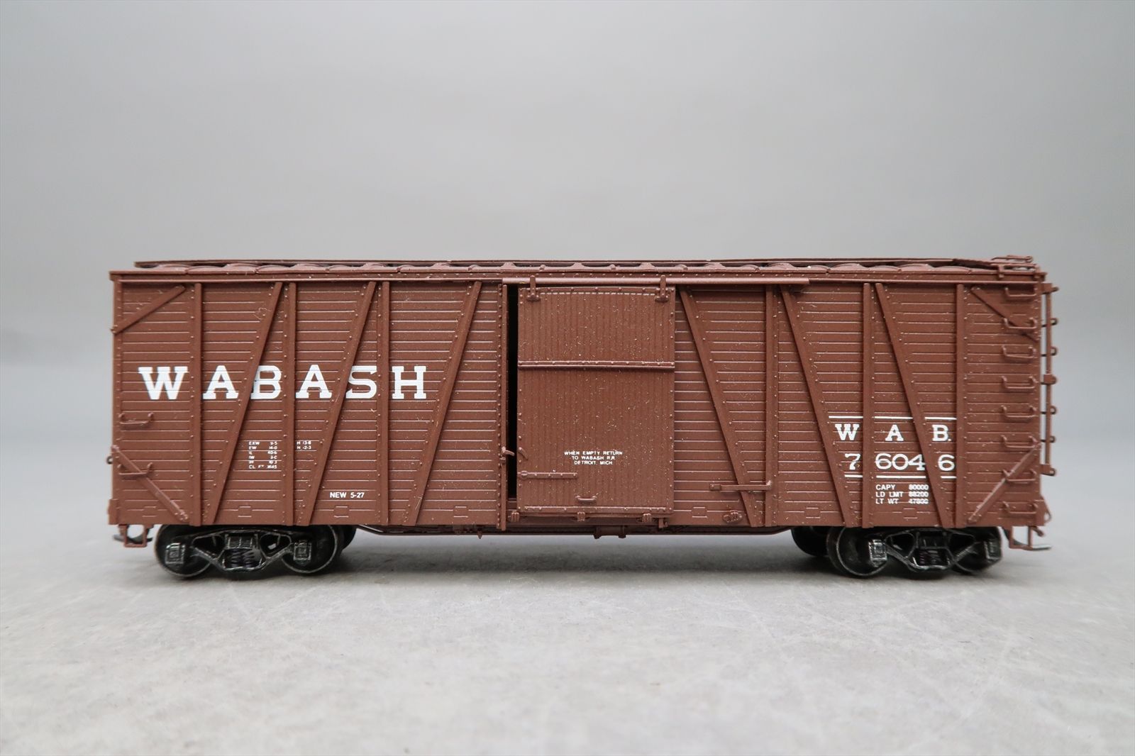 HO Brass Model - OMI 3267.1 WAB Wabash Auto Boxcar #76046 - F/P CPOMI ...