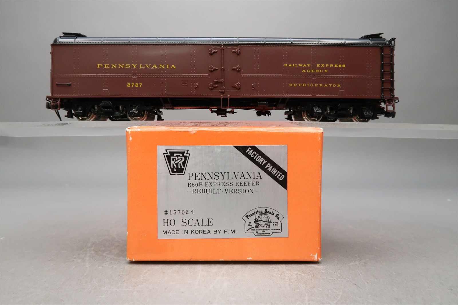 HO Brass Model - PSC 15702-1 PRR Pennsylvania R50B Express Reefer #2727 ...