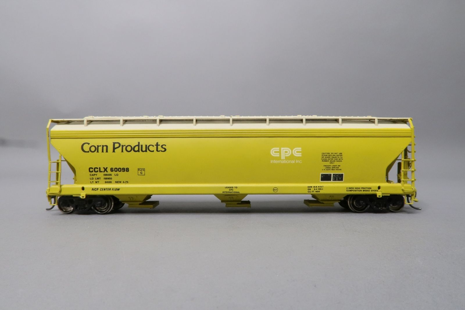 HO Brass Model - OMI 3093 CCLX CPC Corn Products ACF 3 Bay Centerflow ...