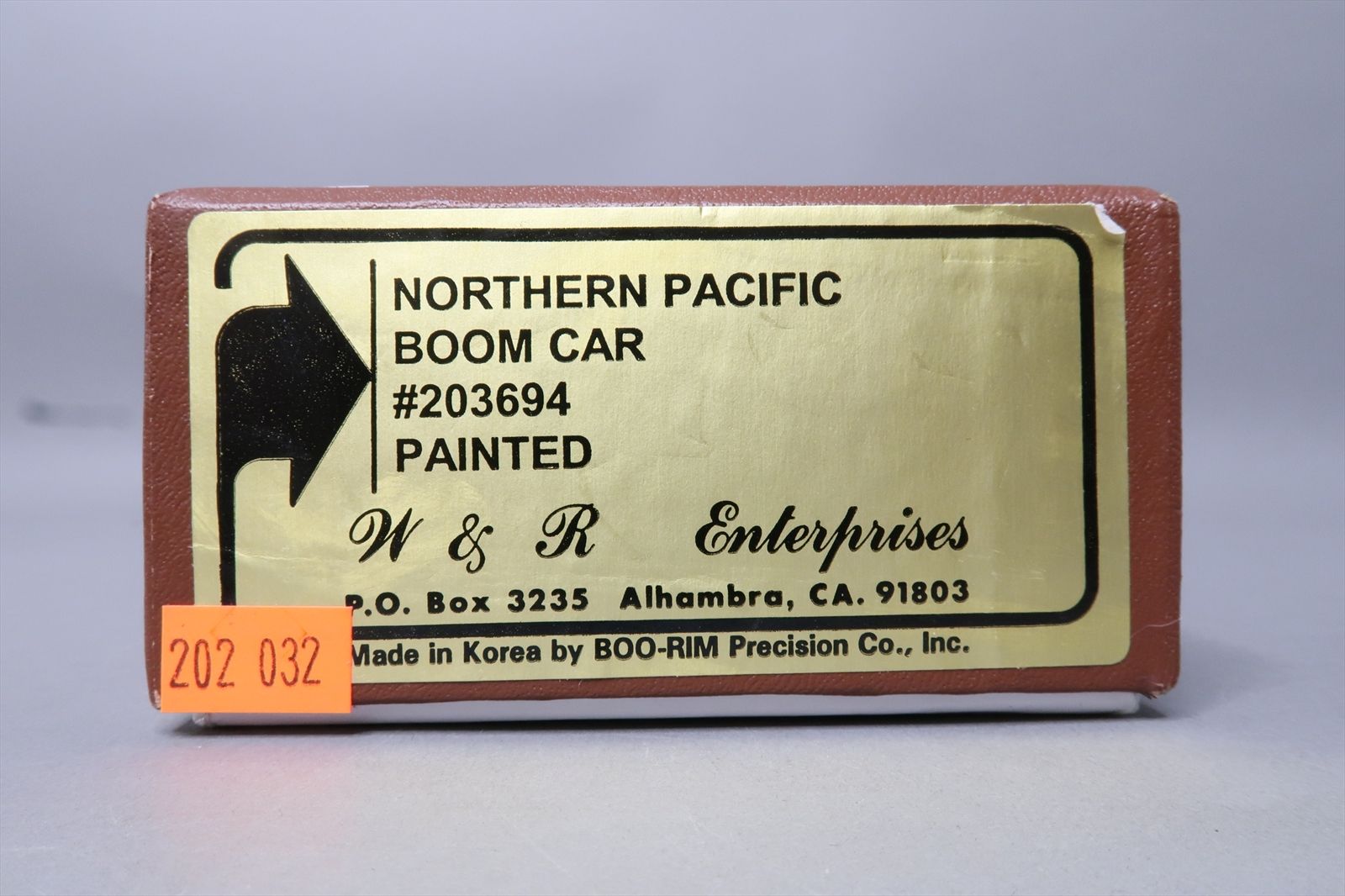 HO Brass Model - W&R NP Northern Pacific Boom Car #203694 - F/P - 2008 ...
