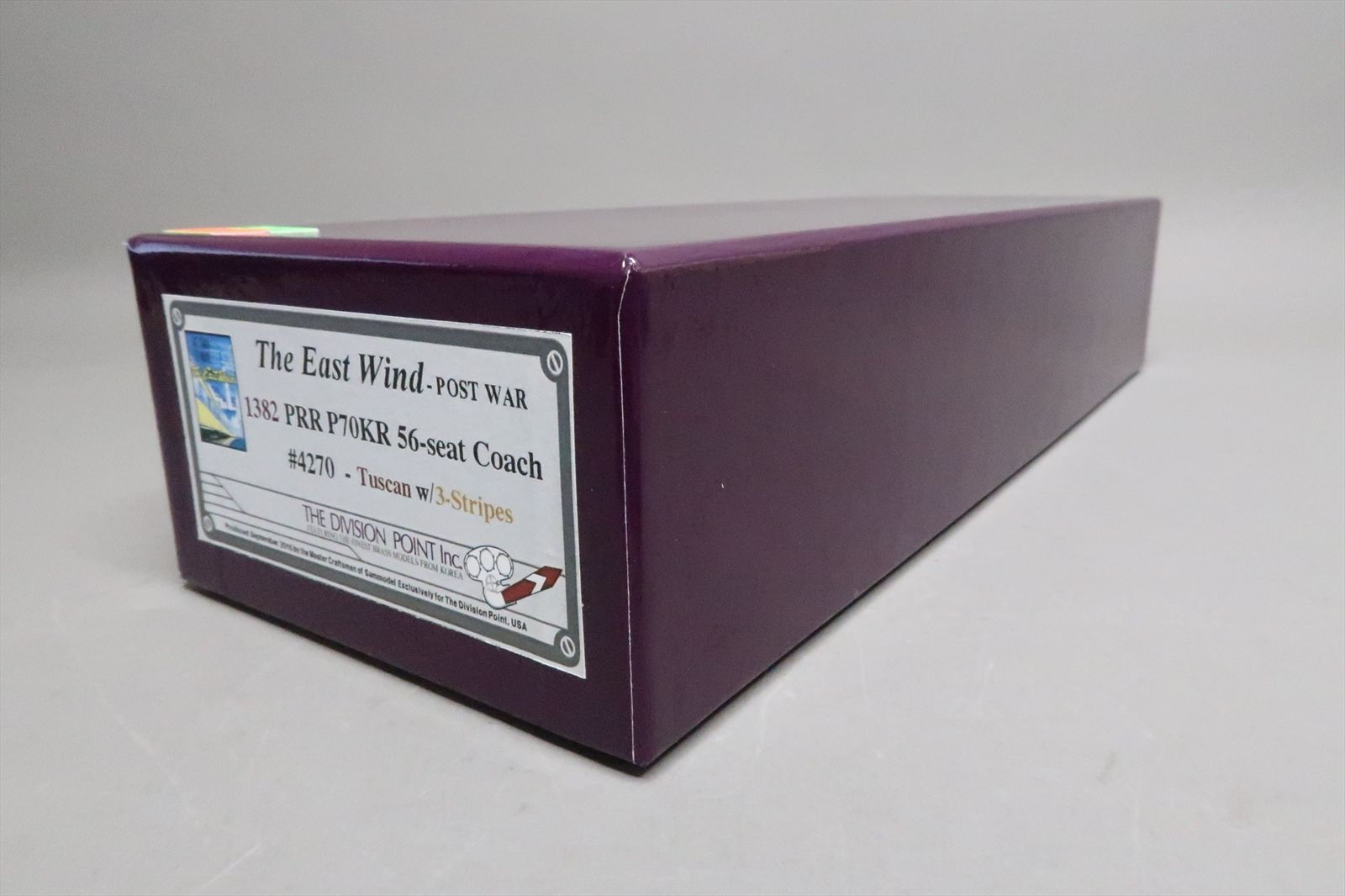 HO Brass Model - DP 1382 PRR Pennsylvania P70KR 56-Seat Coach East Wind ...