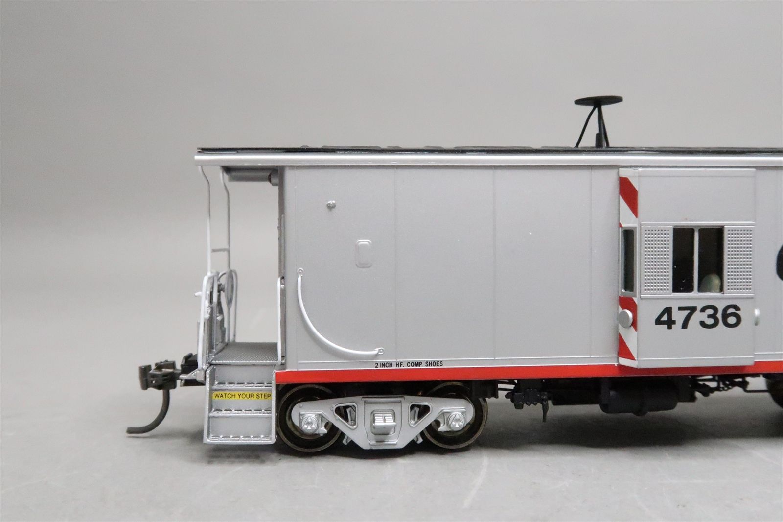 HO Brass Model - OMI 4276.4 Caltrain ex SP C50-9 B-W Caboose #4736 - F ...
