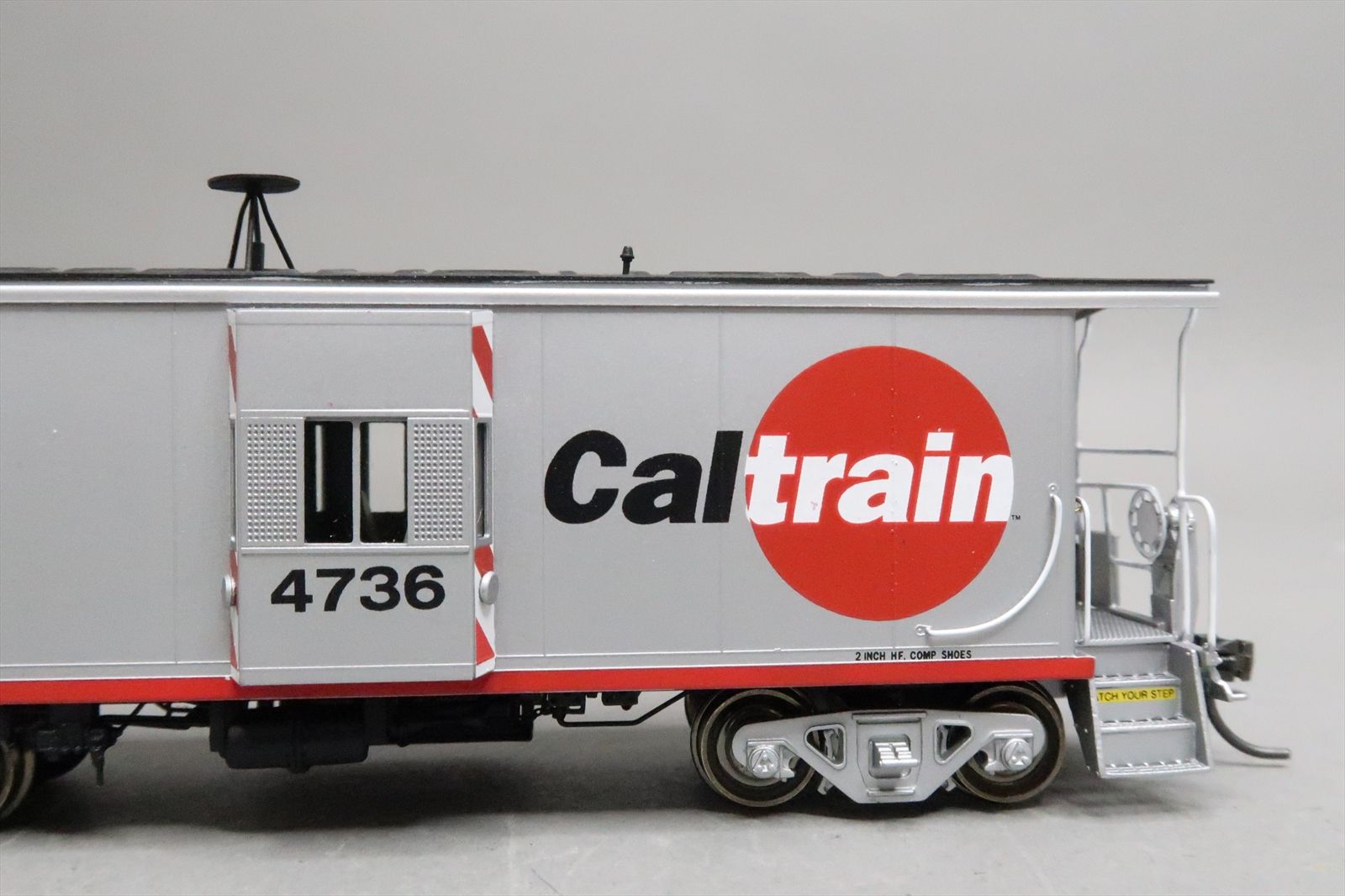 HO Brass Model - OMI 4276.4 Caltrain ex SP C50-9 B-W Caboose #4736 - F ...
