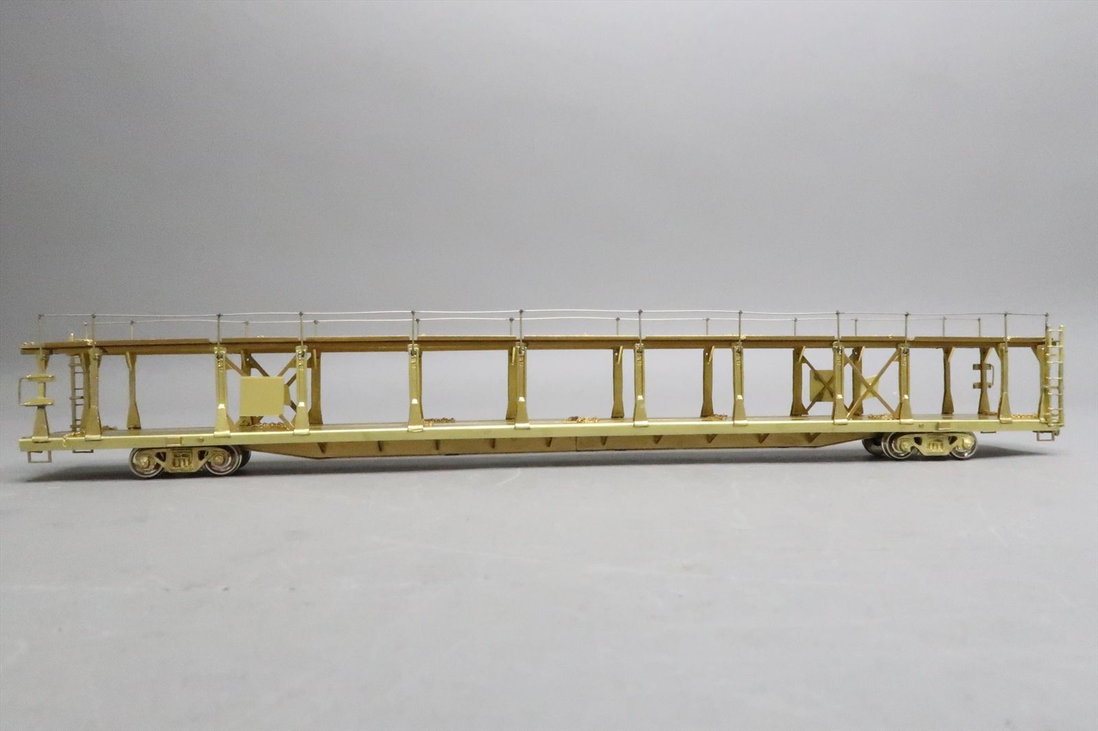 HO Brass Model - OMI 1354 Bi-Level Auto Rack Open Type - Unpainted ...