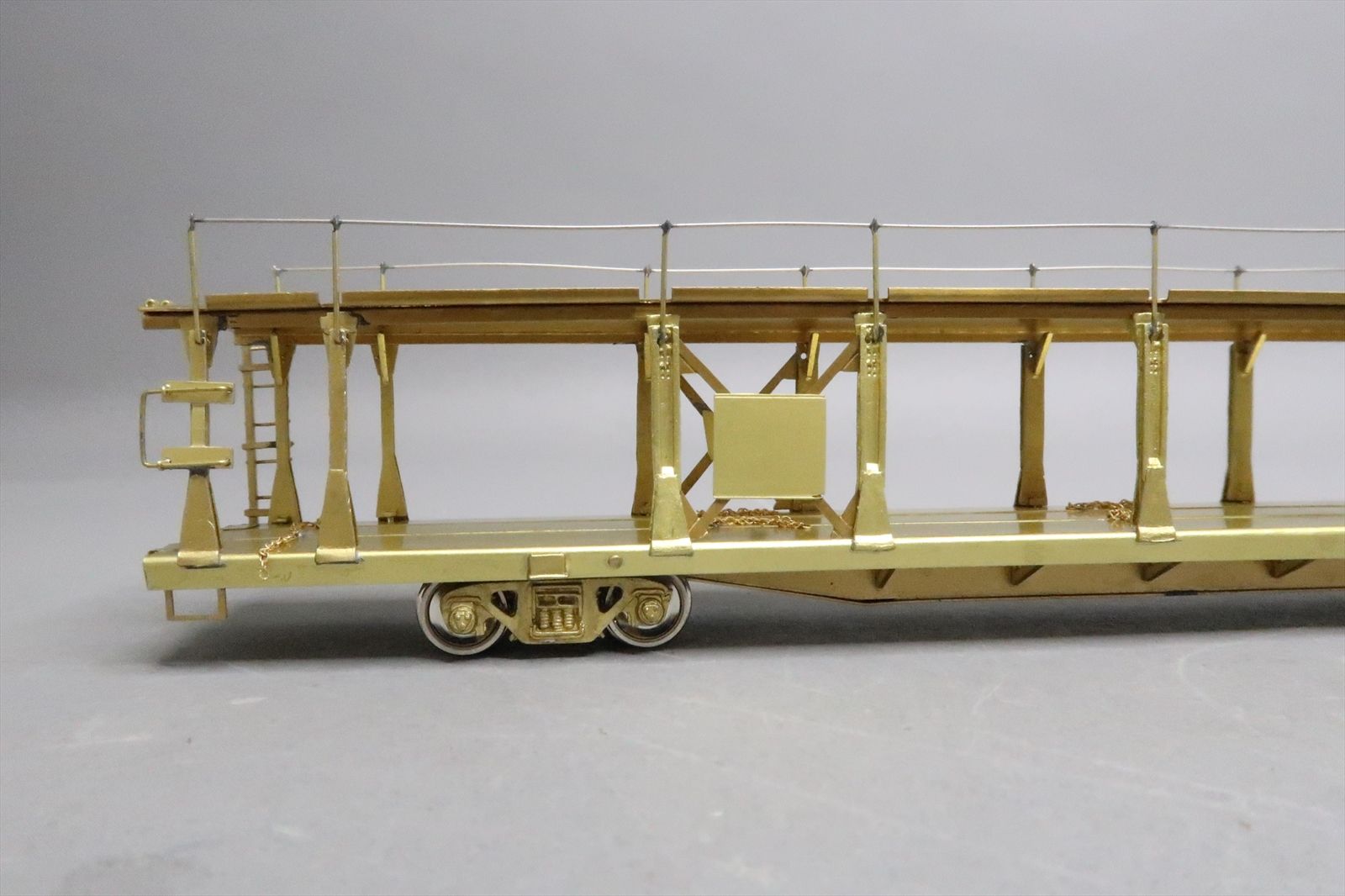HO Brass Model - OMI 1354 Bi-Level Auto Rack Open Type - Unpainted ...