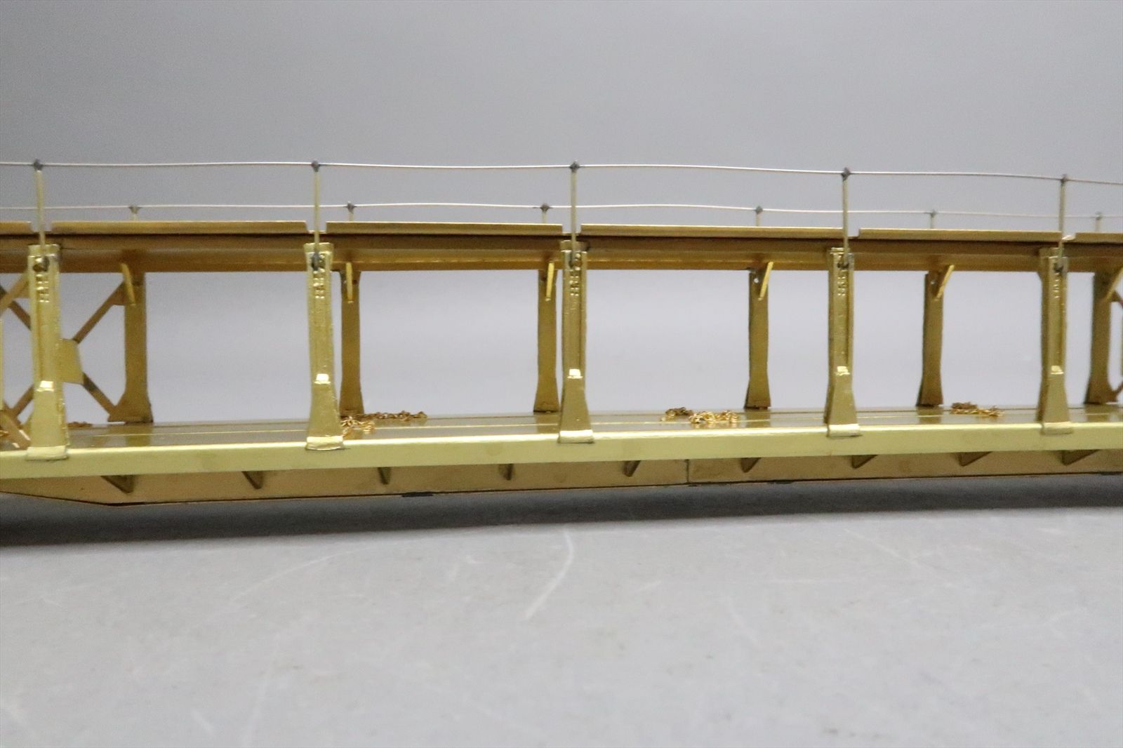 HO Brass Model - OMI 1354 Bi-Level Auto Rack Open Type - Unpainted ...