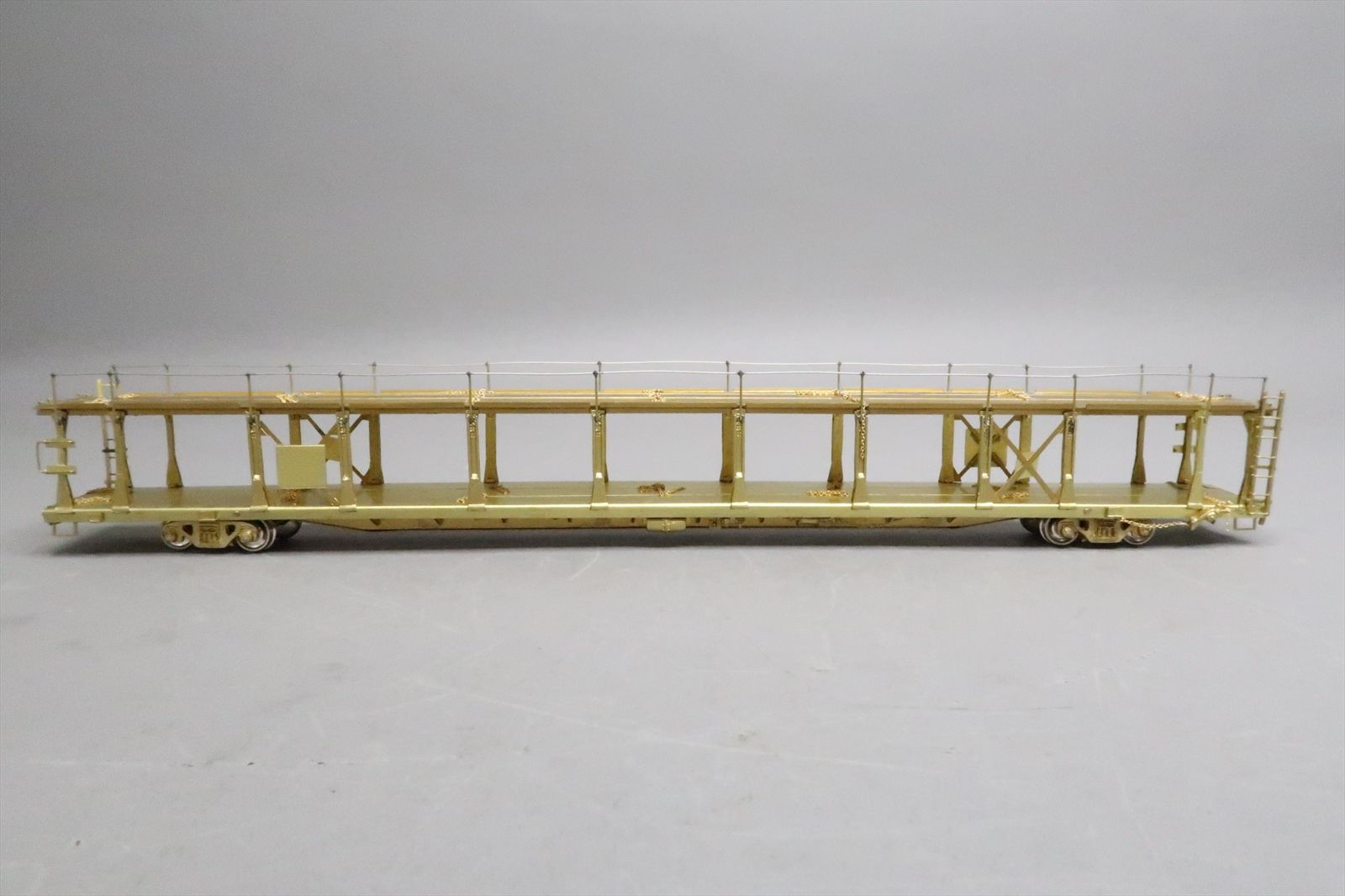 HO Brass Model - OMI 1354 Bi-Level Auto Rack Open Type - Unpainted ...