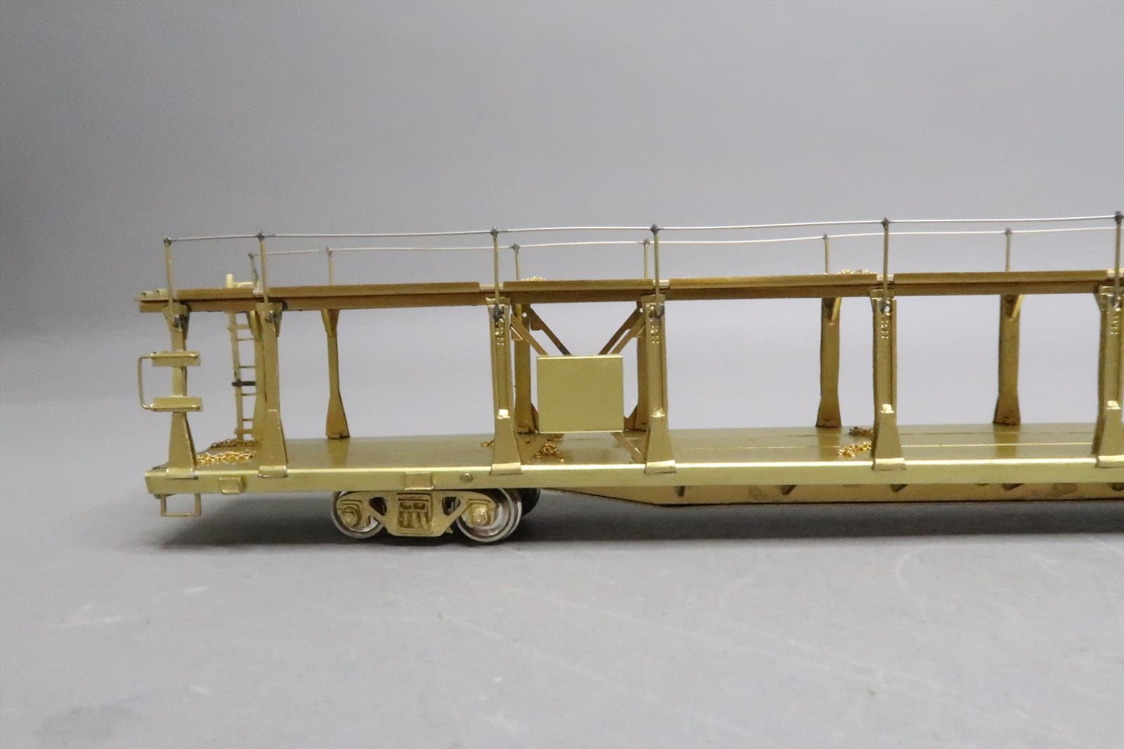HO Brass Model - OMI 1354 Bi-Level Auto Rack Open Type - Unpainted ...