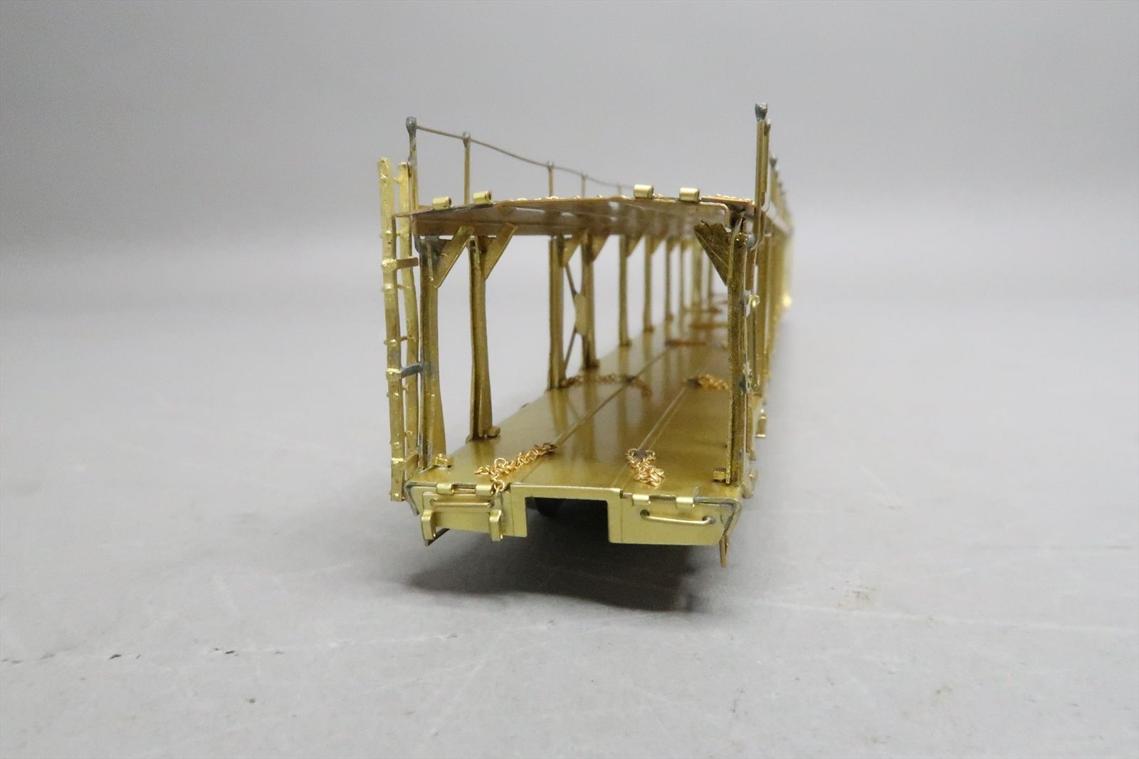 HO Brass Model - OMI 1354 Bi-Level Auto Rack Open Type - Unpainted ...
