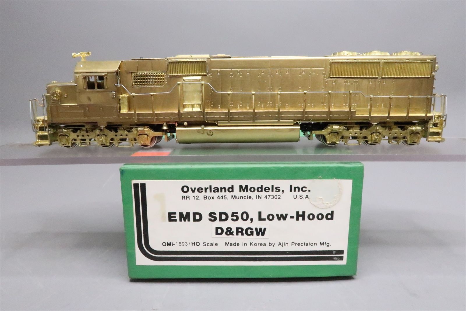 HO Brass Model - OMI 1893 D&RGW Denver & Rio Grande SD50 Low Hood ...