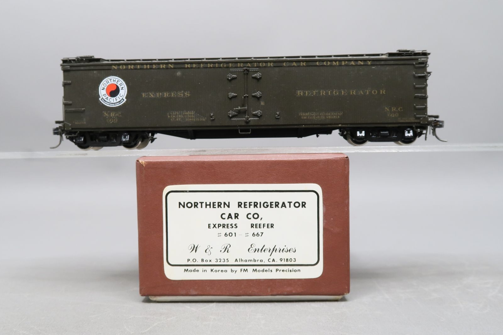 HO Brass Model - W&R NP Northern Pacific NRC Refrigerator Car Co ...