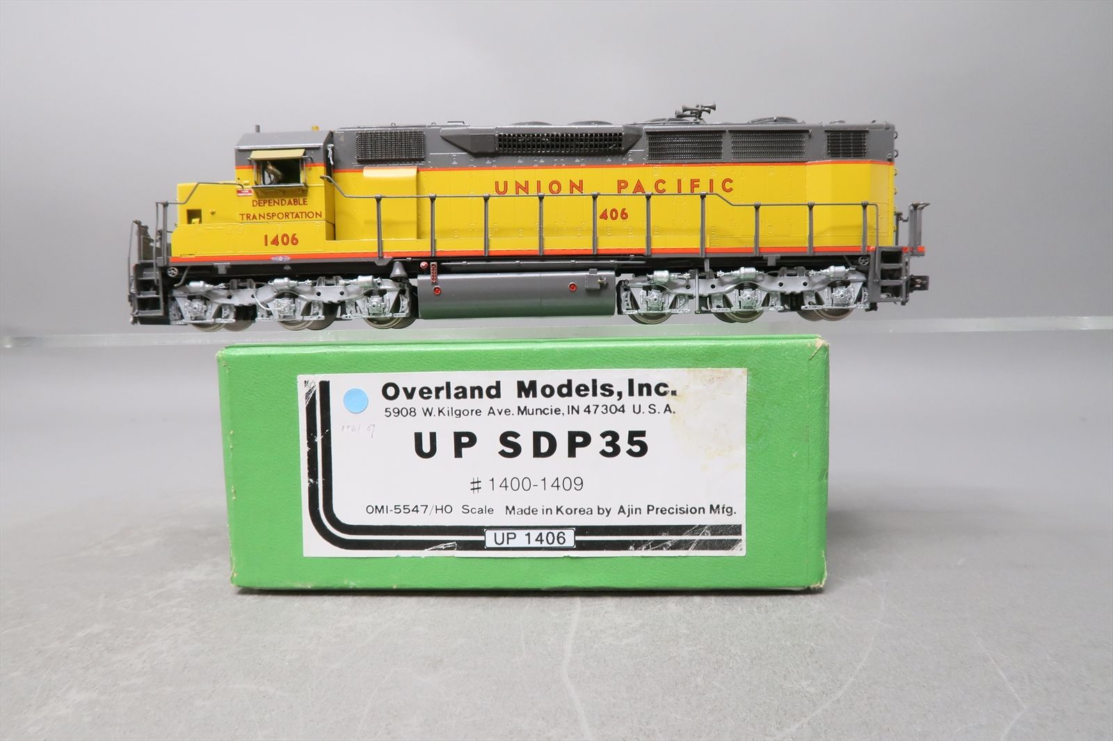 HO Brass Model - OMI 5547 UP Union Pacific SDP35 #1406 - Pro Paint by ...