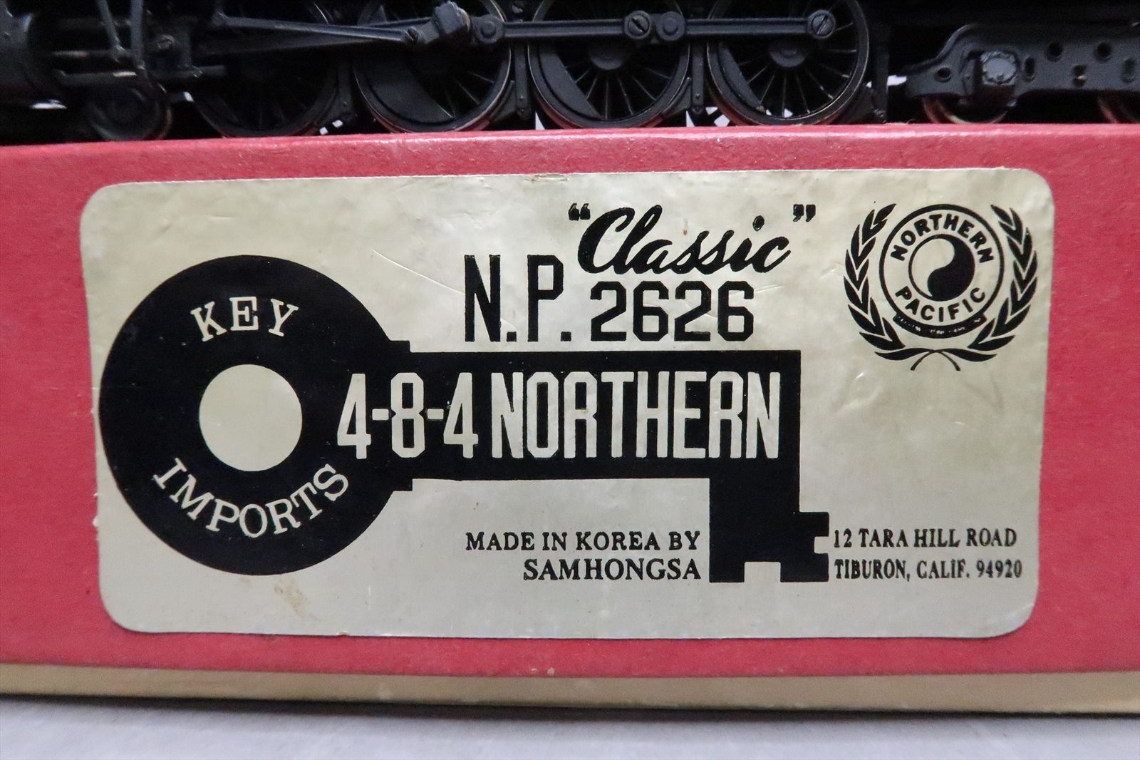 HO Brass Model - Key NP Northern Pacific 4-8-4 #2626 - Custom - 1978 ...