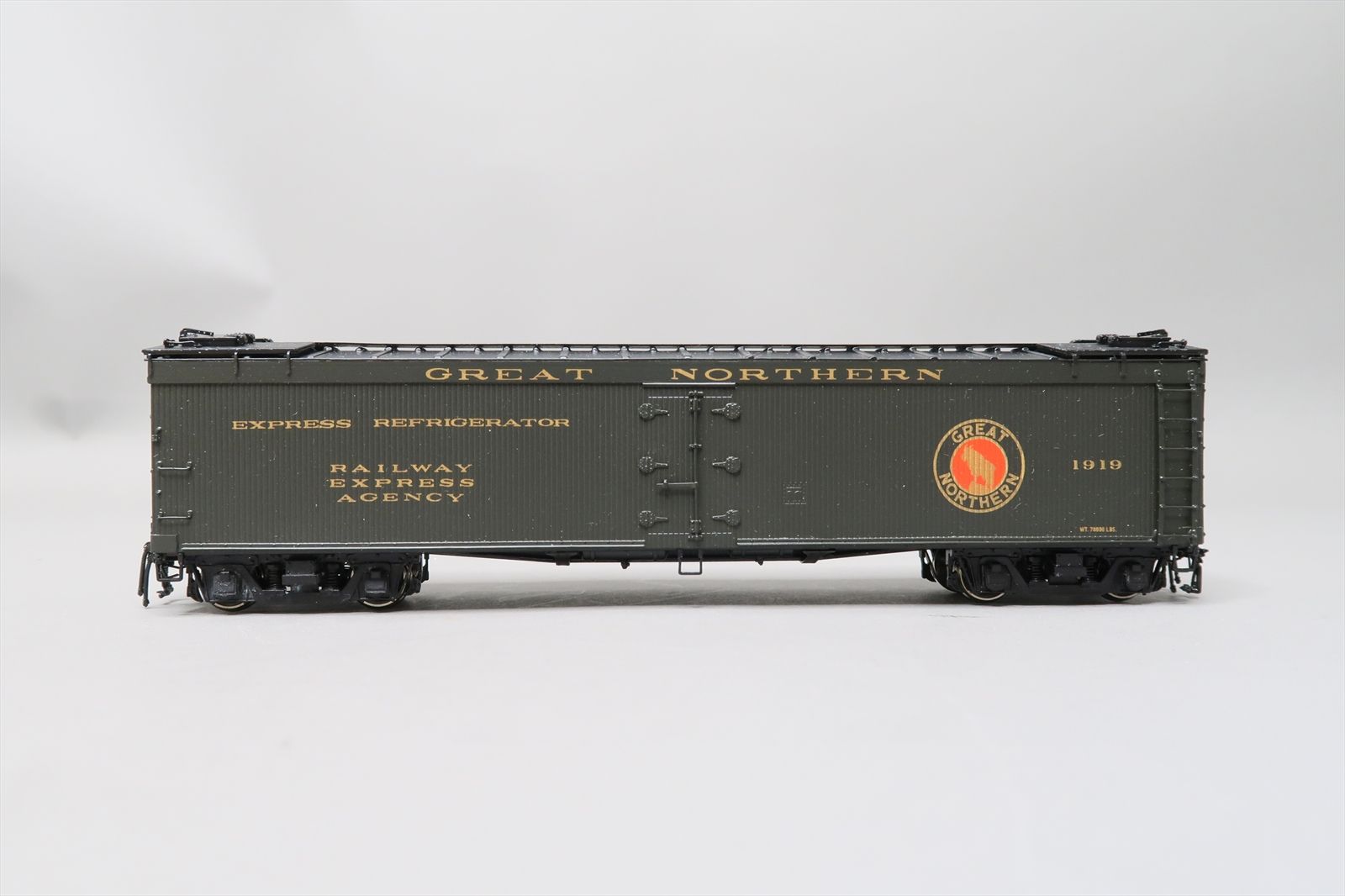 HO Brass Model - SSL GNEX02 GN Great Northern 50' Express Reefer #1919 ...