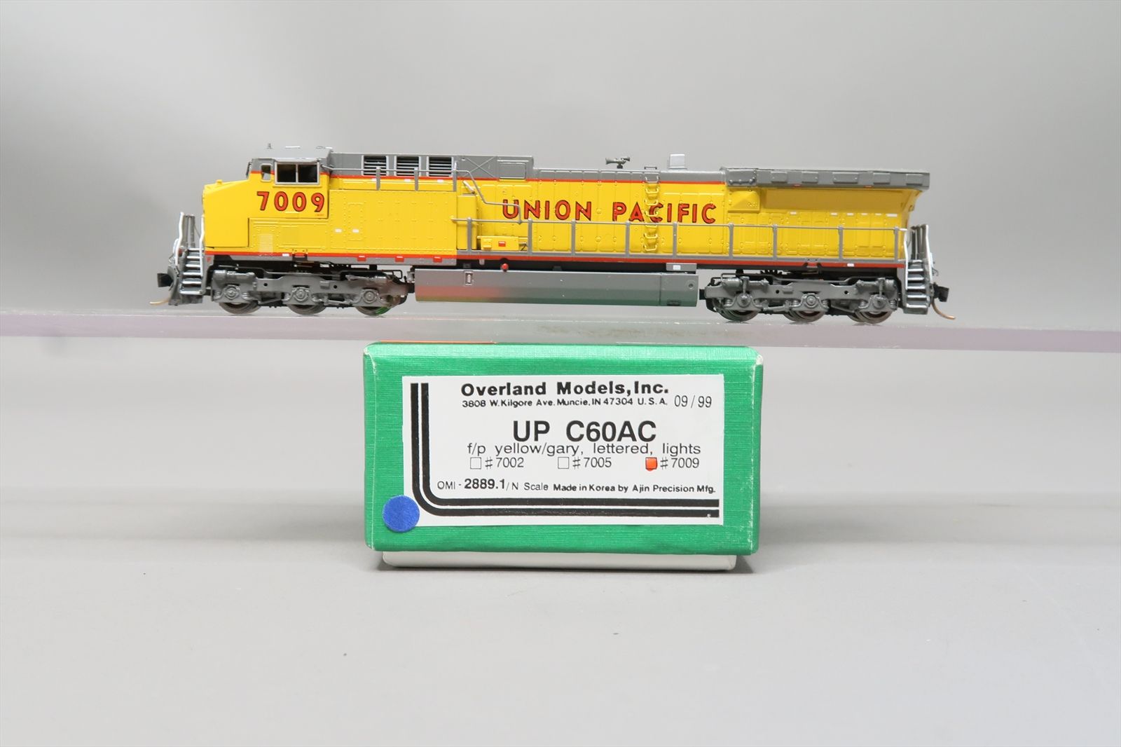 N Brass Model - OMI 2889.1 UP Union Pacific C60AC #7009 - F/P - 1999 ...