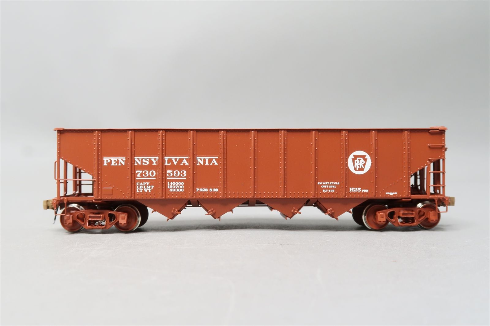 HO Brass Model - Railworks R-104 PRR Pennsylvania H-25 Quad Hopper ...