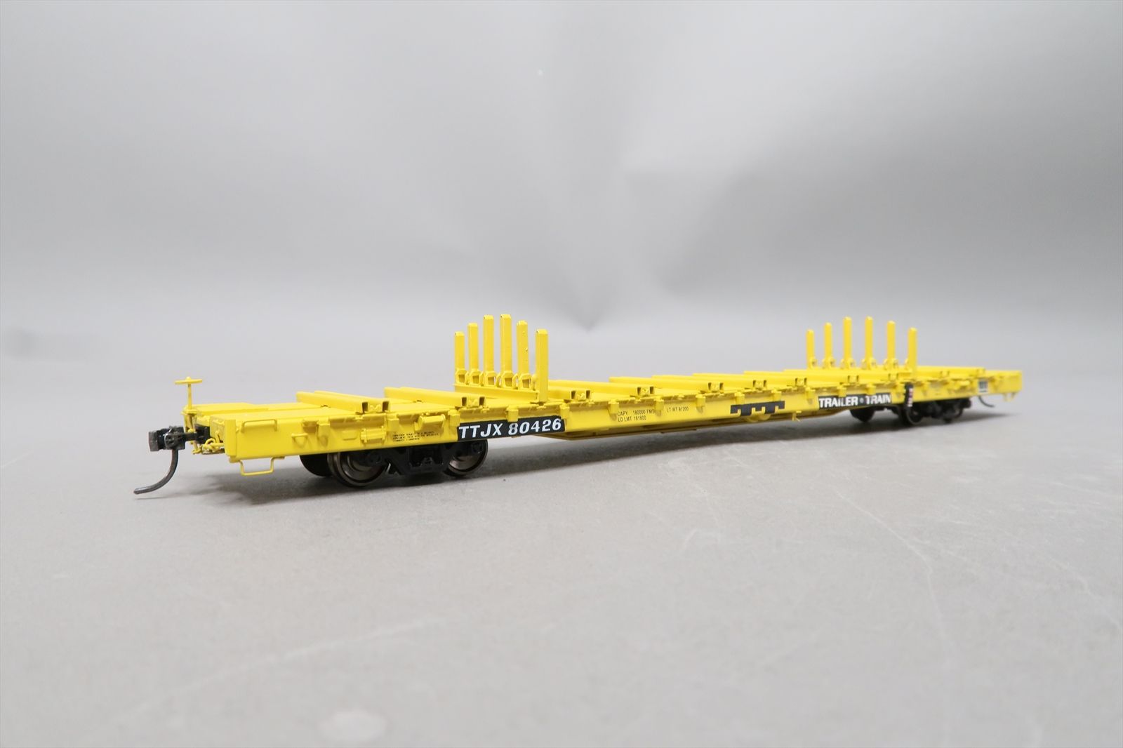 HO Brass Model - OMI 3376.1 TTJX Trailer Train Finger Rack Flatcar ...