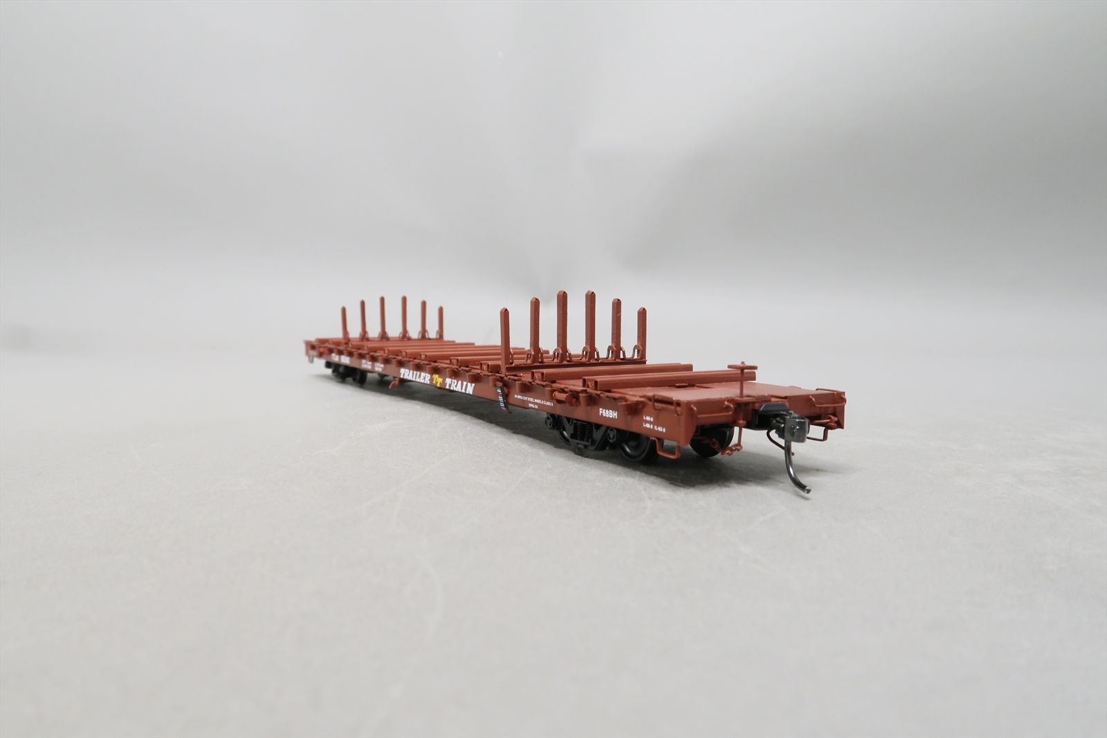 HO Brass Model - OMI 3376 TTJX Trailer Train 68' Finger Rack Flat ...