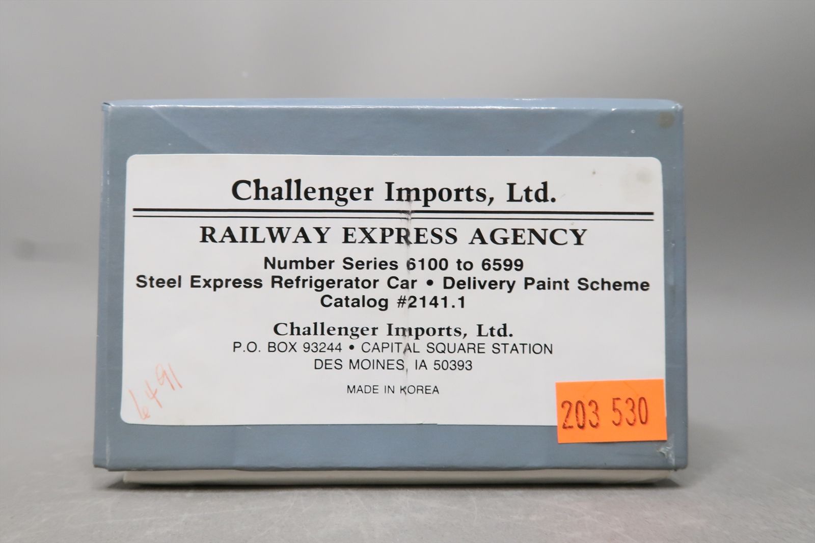 HO Brass Model - CIL 2141.1 REA Railway Express Agency Reefer Steel ...