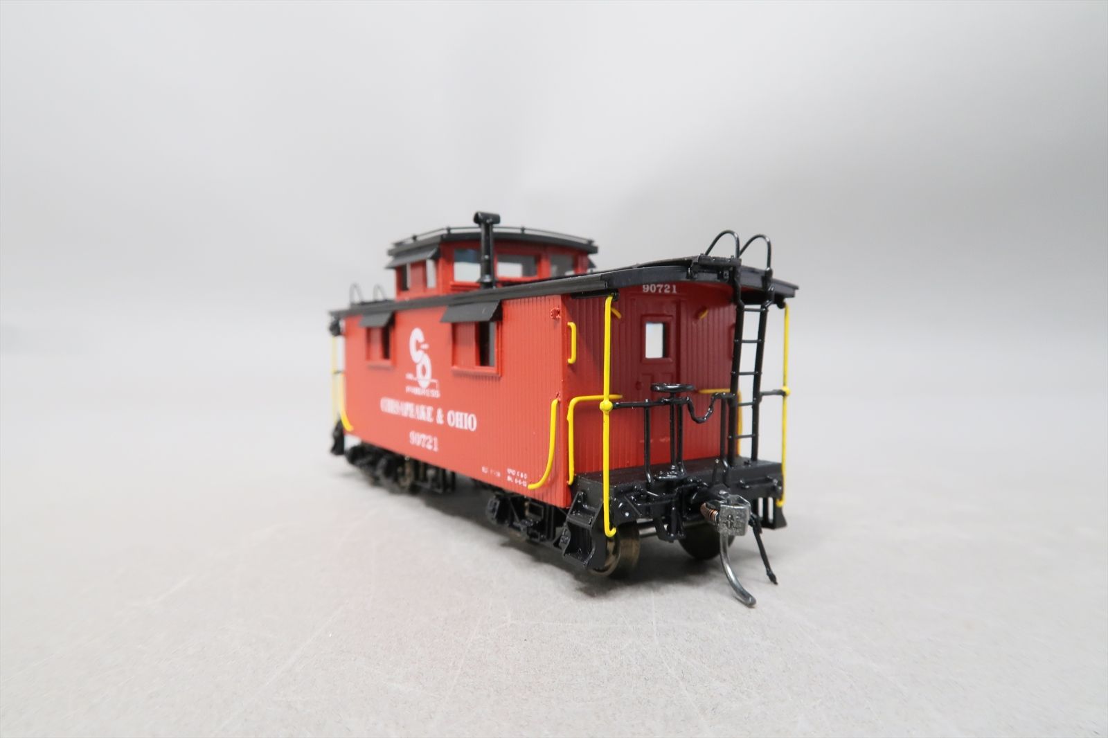 HO Brass Model - DP 201A C&O Chesapeake & Ohio Wood Caboose Late Red ...