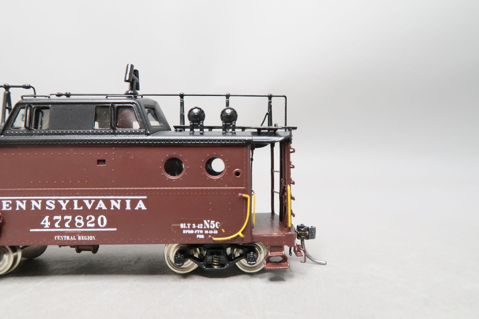 HO Brass Model - PSC 16234-1 PRR Pennsylvania Cabin Car Caboose N-5c w ...