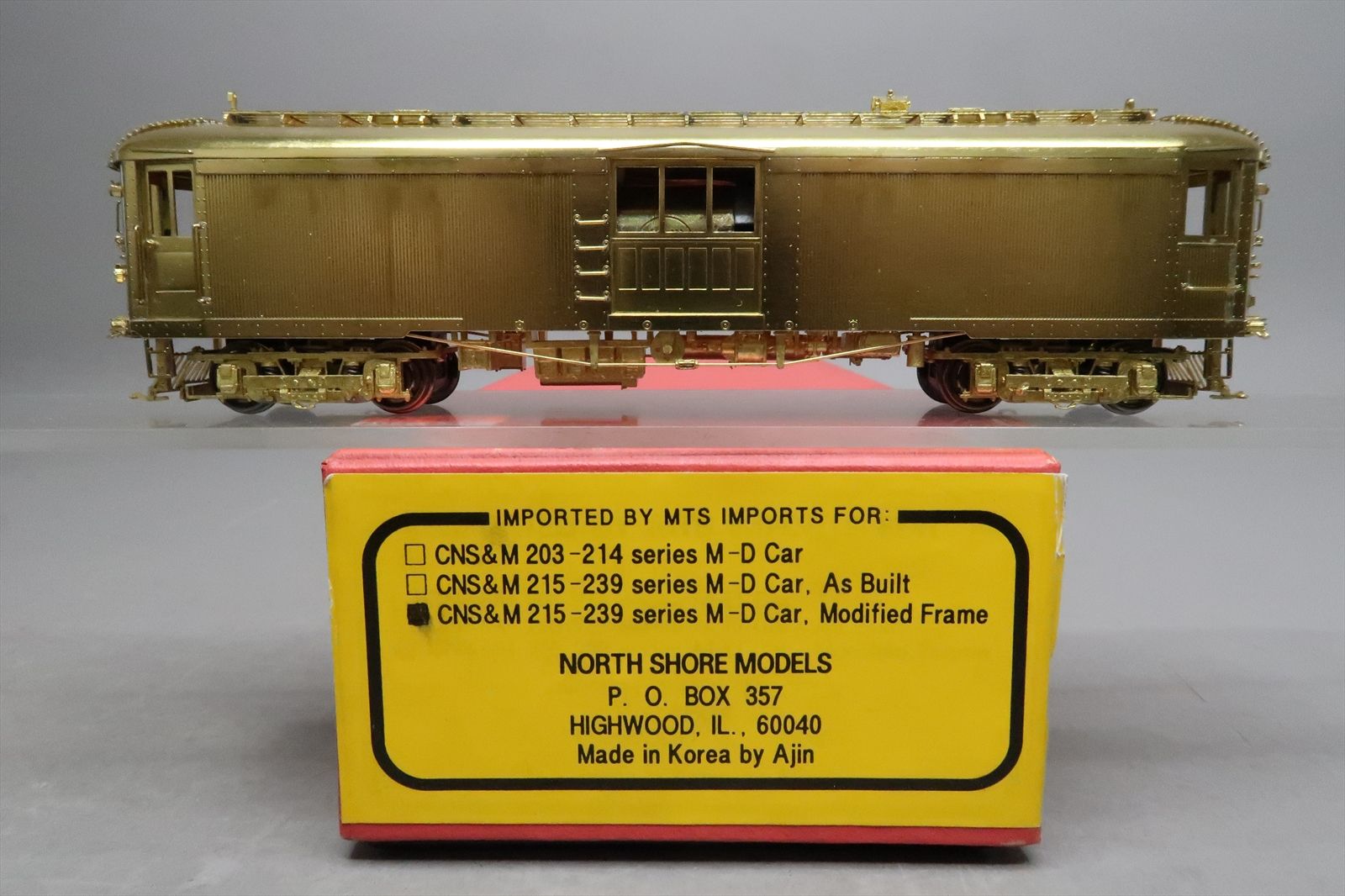 HO Brass Model - MTS CNS&M Chicago North Shore & Milwaukee M-D ...