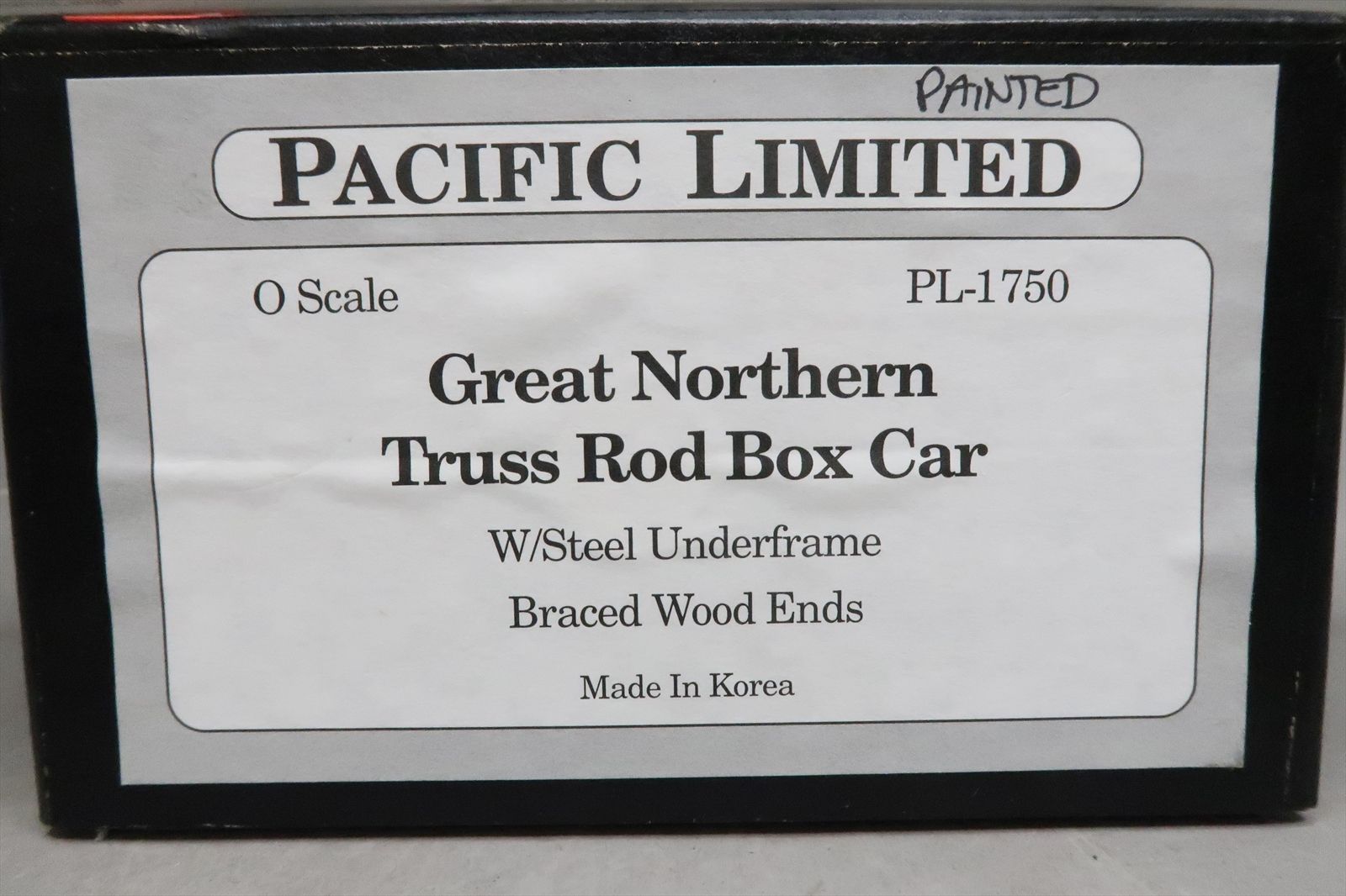 O Brass Model - PL 1750 PL-1750 GN Great Northern Truss Rod Boxcar Box ...